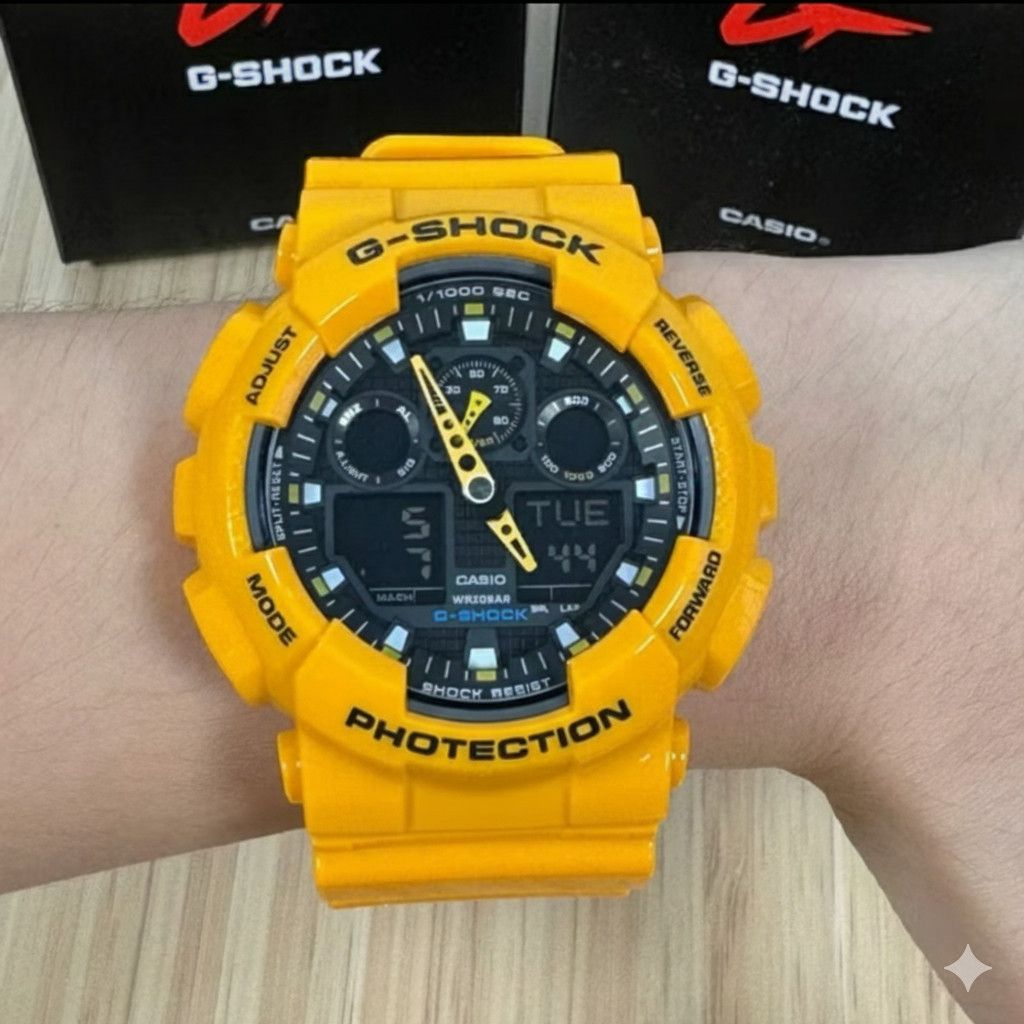 Casio Casio G Shock GA-100A-9A Analog Digital Watch ( New ) Size ONE SIZE - 2 Thumbnail