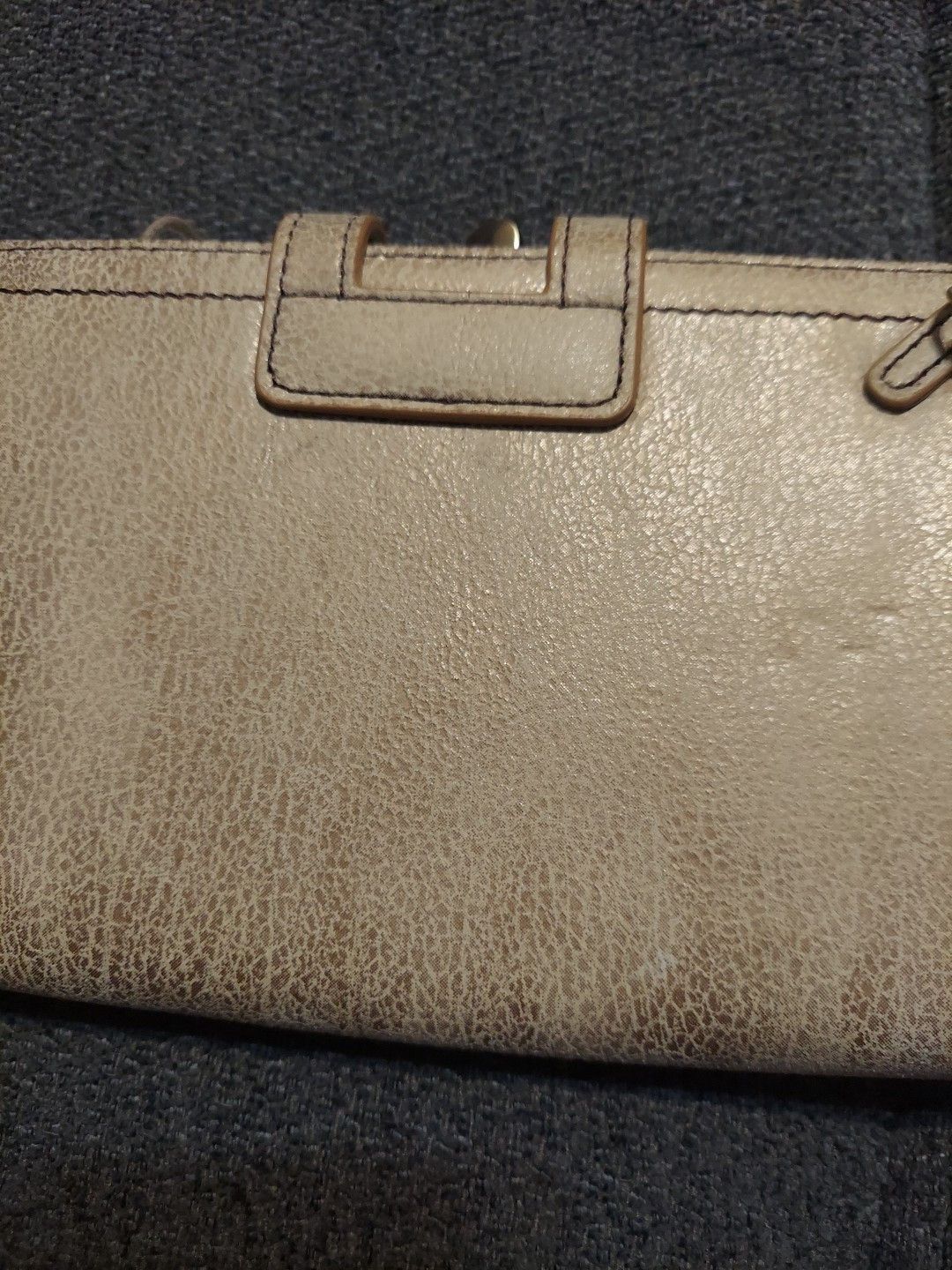 Hobo NWT $168 Hobo Wrislet Gold Leaf 100%Geniuine Leather Violet Size ONE SIZE - 6 Thumbnail