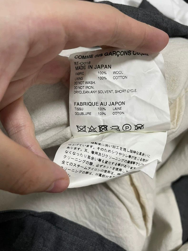 Comme des Garcons Comme Des Garcons All Wool Grey Cardigan Neck Dress Size S / US 4 / IT 40 - 8 Thumbnail