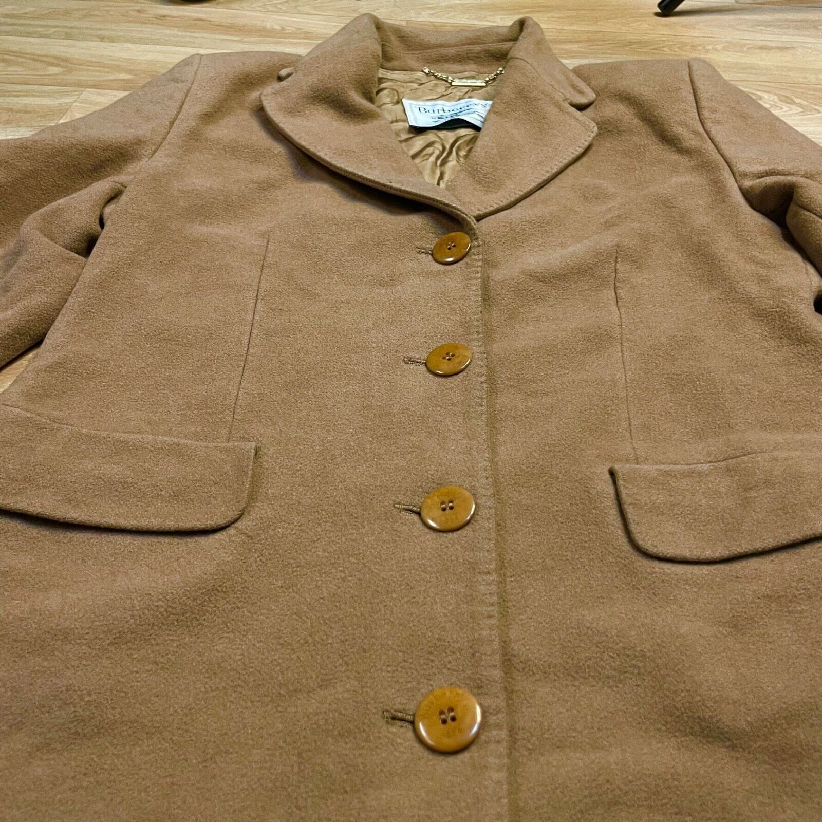 Burberry Vintage Burberry WINTER TRENCH coat VIRGIN wool CASHMERE Size S / US 4 / IT 40 - 7 Thumbnail