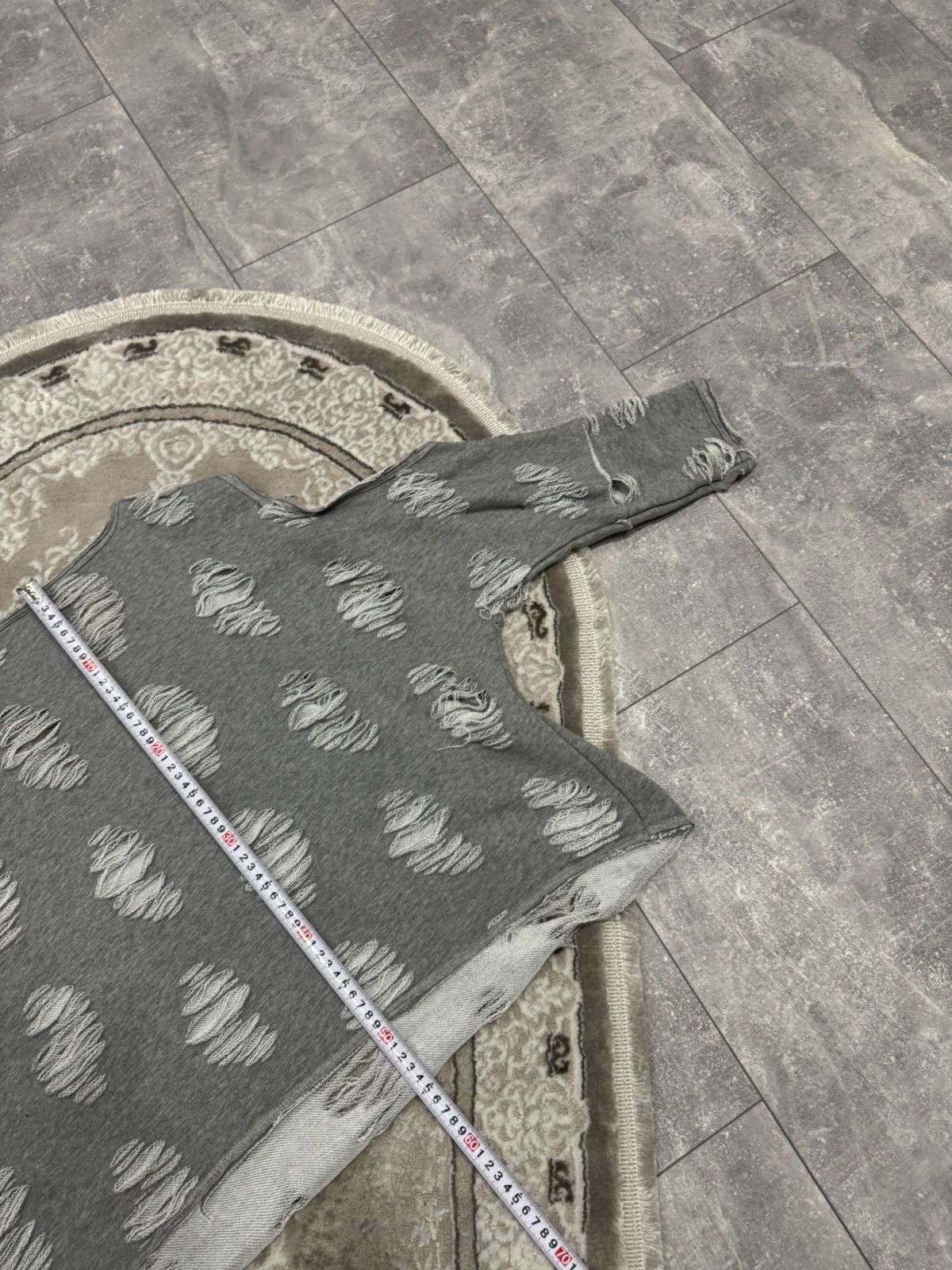 Vintage Vintage Watanabe Y2K AFFLICTION STYLE Sweatshirt AVANT-GARDE Size L / US 10 / IT 46 - 2 Thumbnail