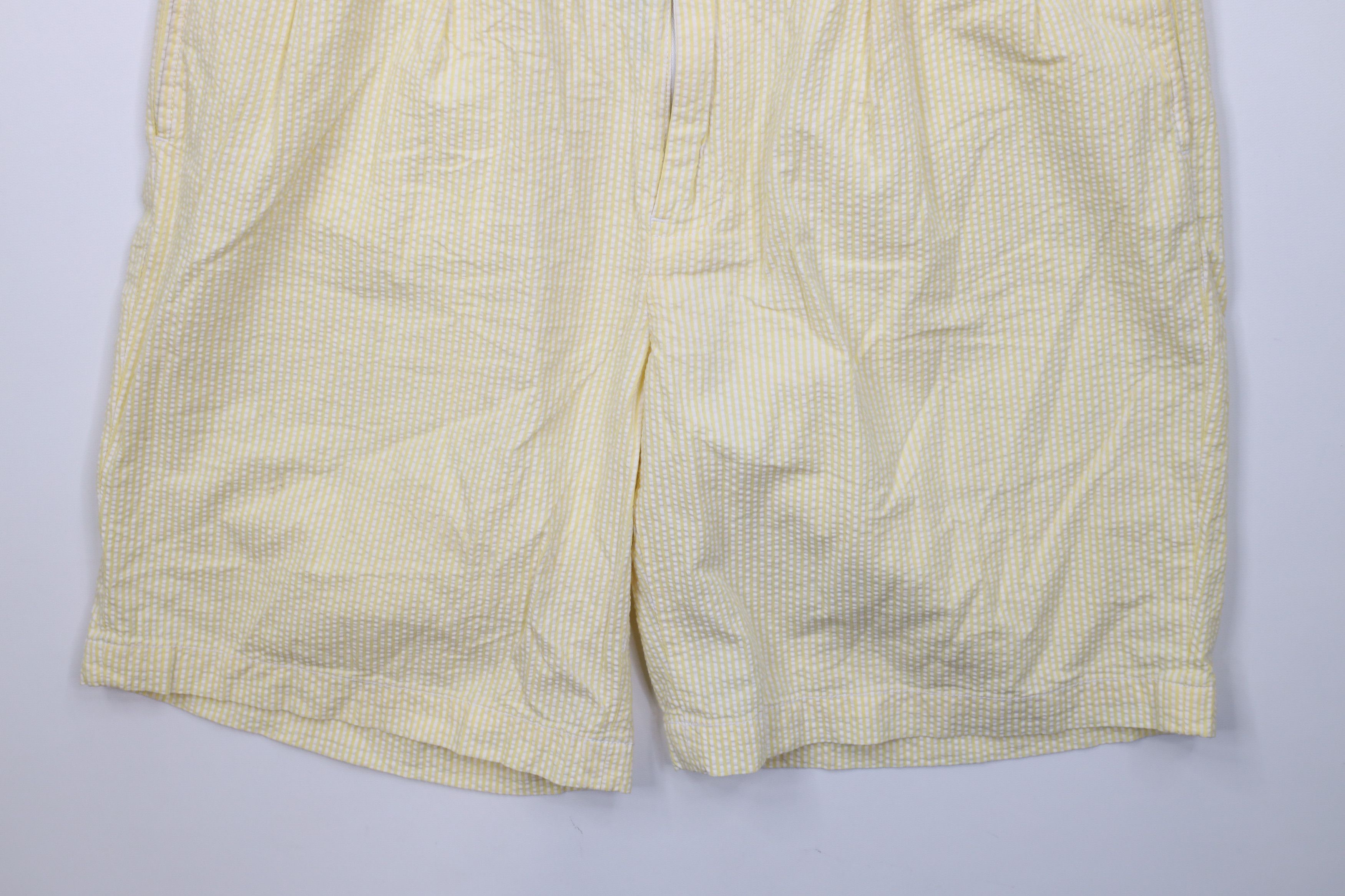 Ralph Lauren Vintage 90s Polo Golf Ralph Lauren Seersucker Chino Shorts Size US 34 / EU 50 - 4 Thumbnail