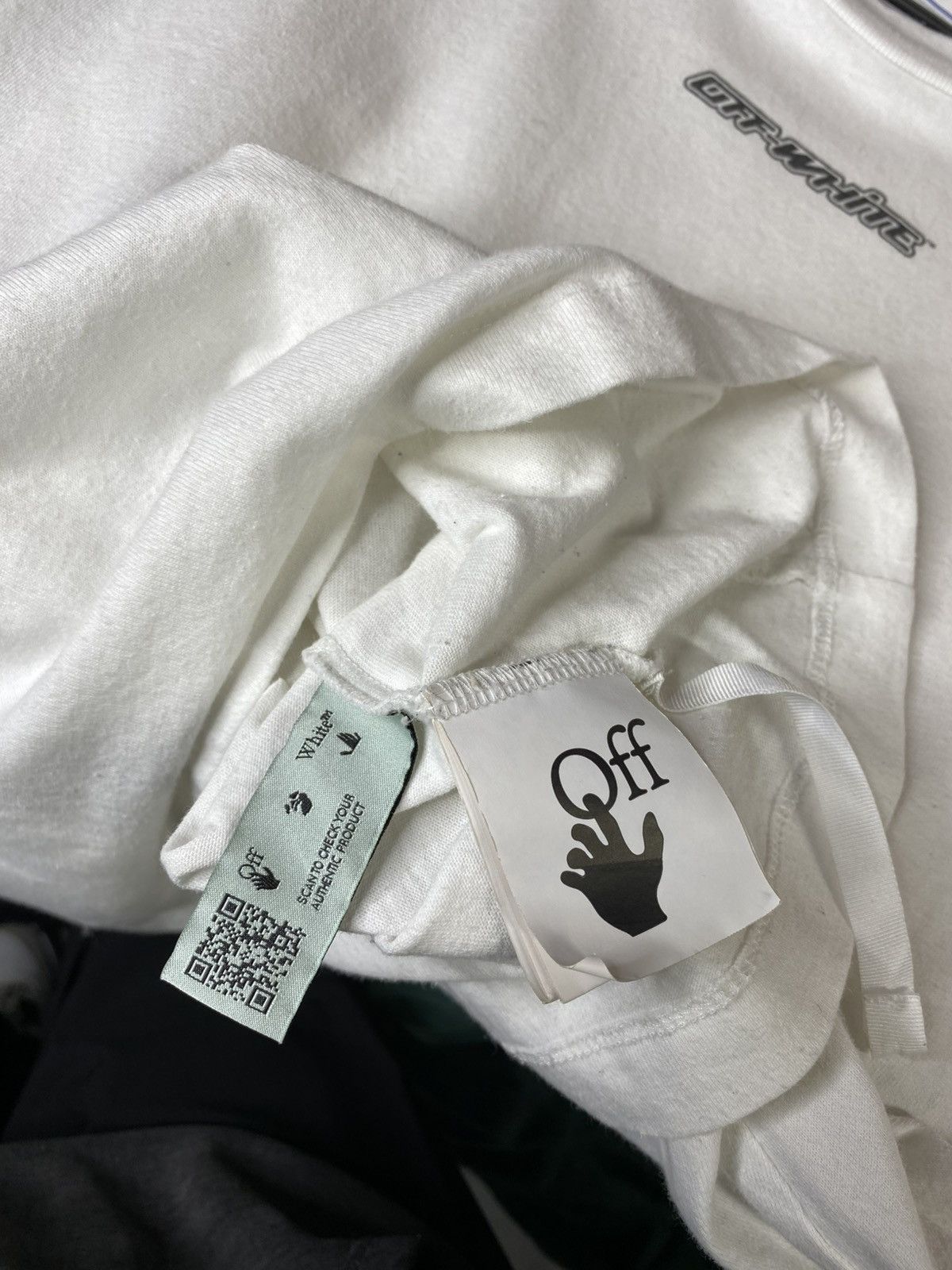 Off-White Virgil Abloh Arrows White T-Shirt Size Medium
