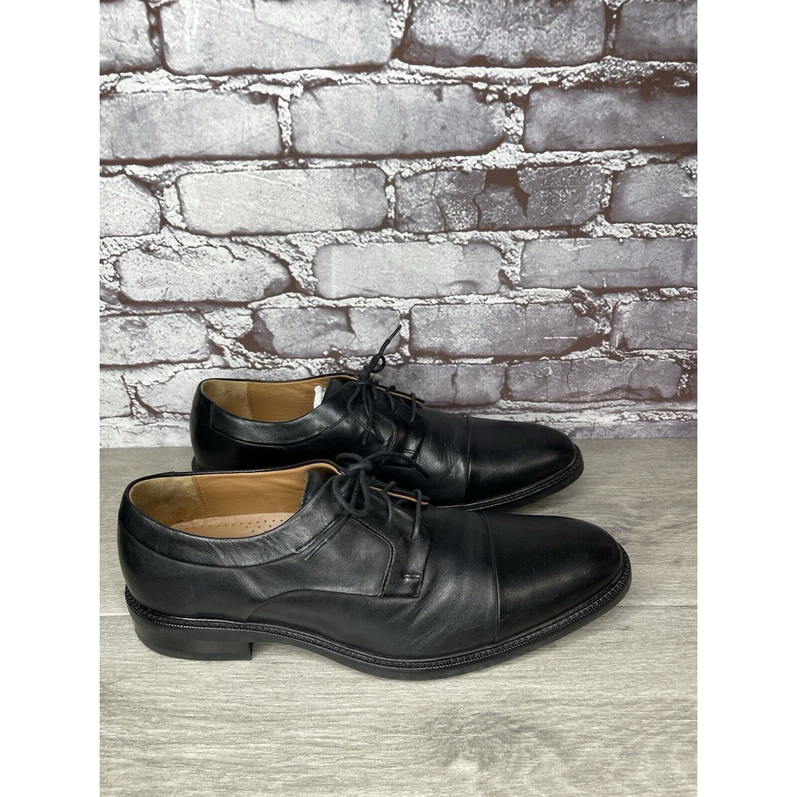 Cole Haan Cole Haan 1928 Black Leather Cap Toe Oxfords Casual Shoes Me Size US 9.5 / EU 42-43 - 13 Thumbnail