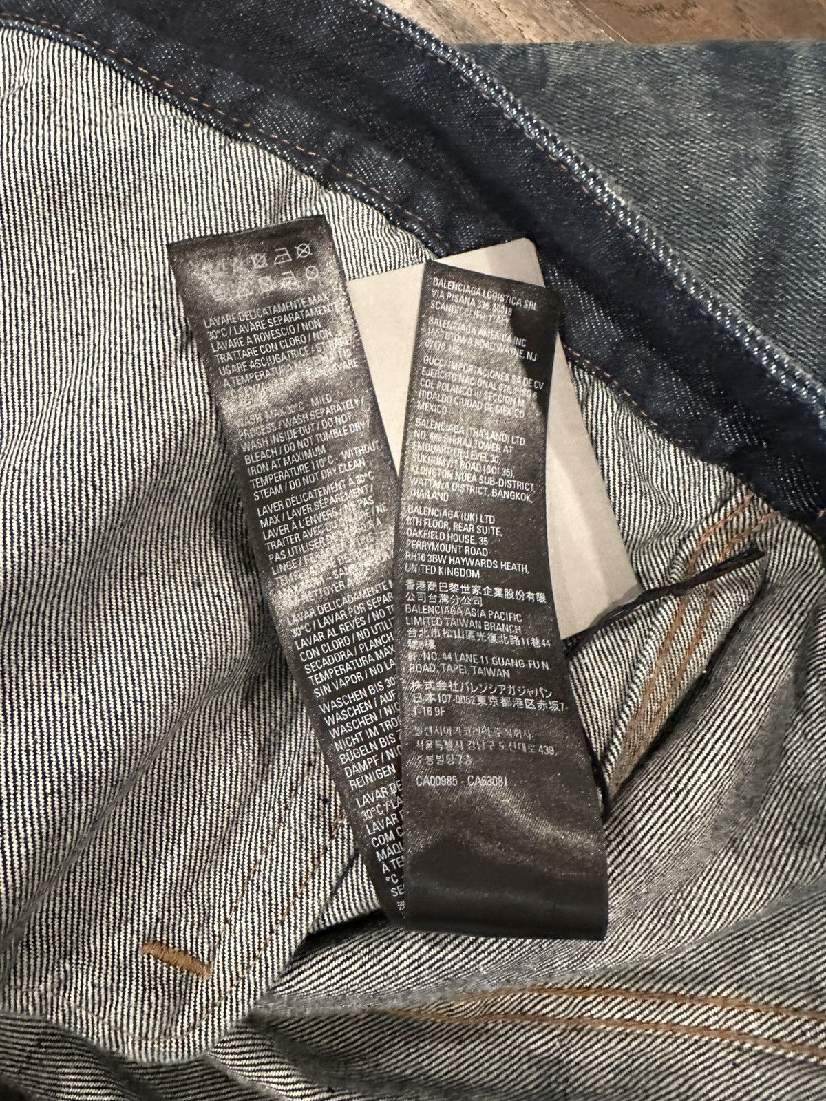 Balenciaga Balenciaga Denim Jacket Size XXS / US 00 / IT 34 - 8 Thumbnail