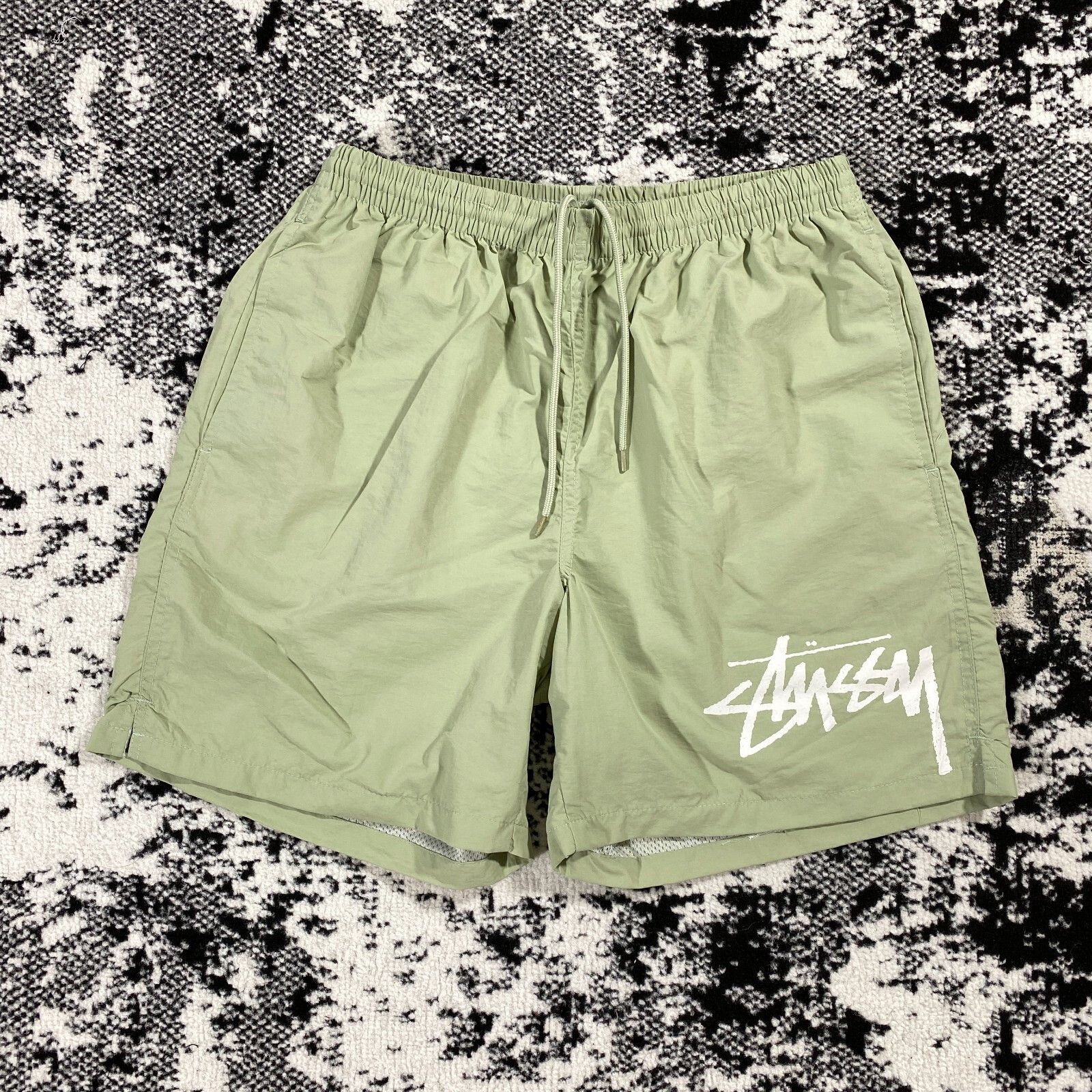 Stussy Stussy Spray Dye Big Ol Shorts Orange Camo Size 32 | Grailed