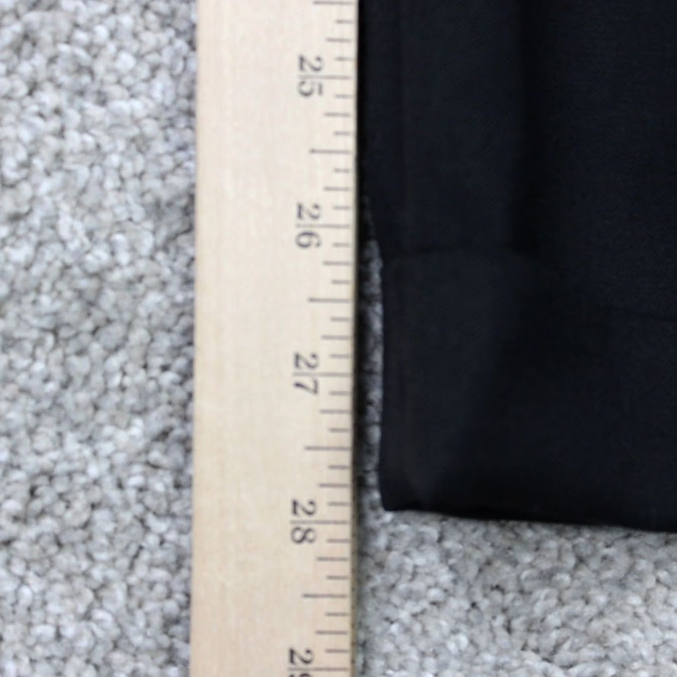 Ralph Lauren LAUREN Ralph Lauren Pants Men 38 x 28 Black Wool Pleated Cuffed 100% Wool Dress Pants Regular fit Mens Straight Leg Classic Size US 38 / EU 54 - 3 Thumbnail