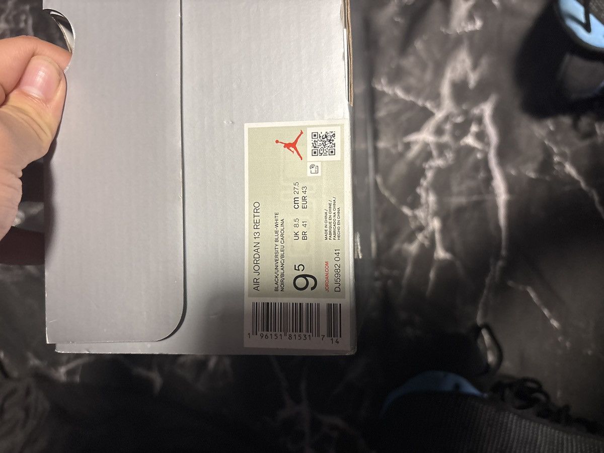Jordan Brand Jordan 13 Retro UNC Blue-OG box Size US 9.5 / EU 42-43 - 6 Thumbnail