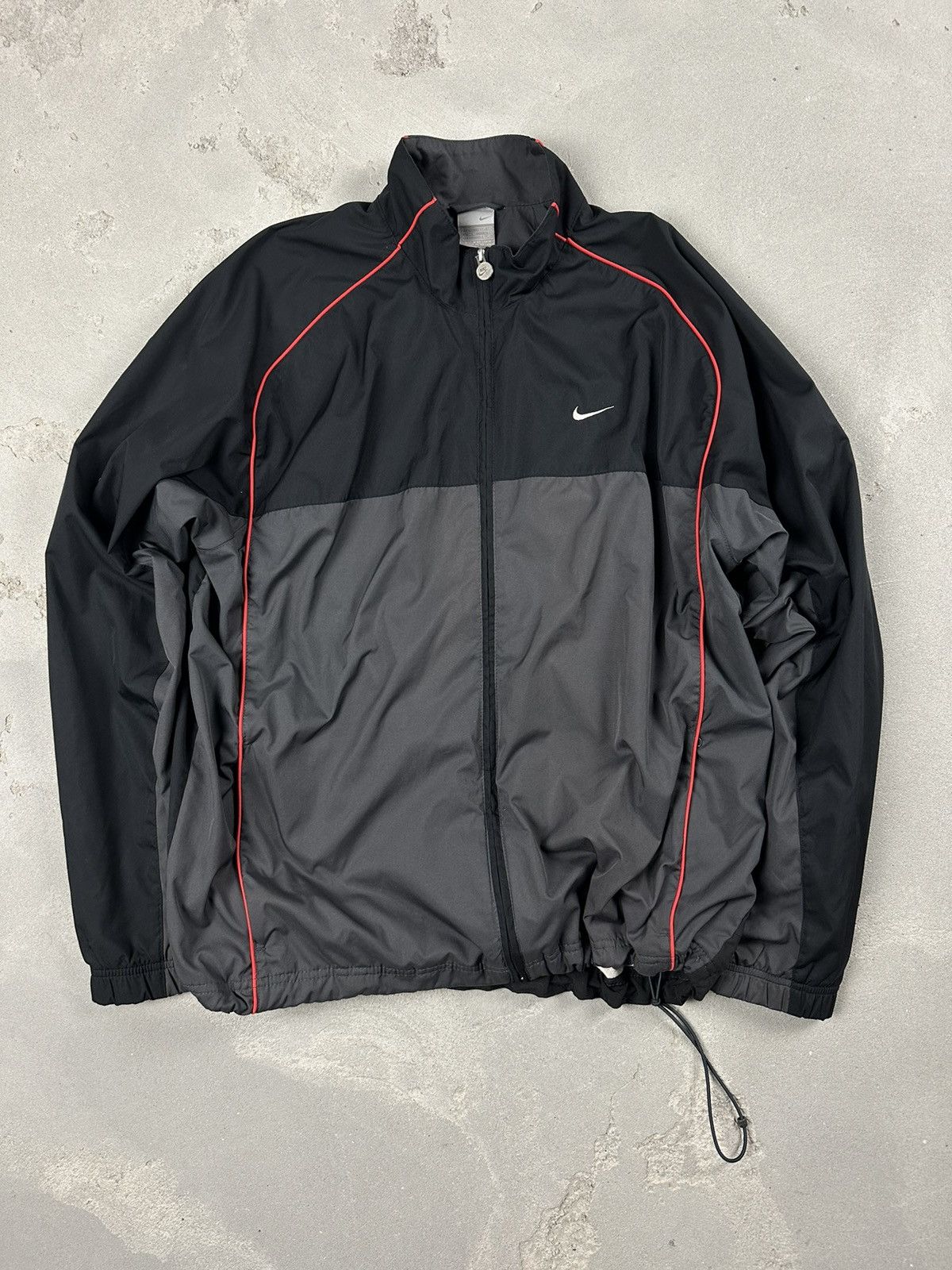 Nike Nike Vintage 90s Y2K Swoosh Track Jacket Size US XL / EU 56 / 4 - 2 Thumbnail