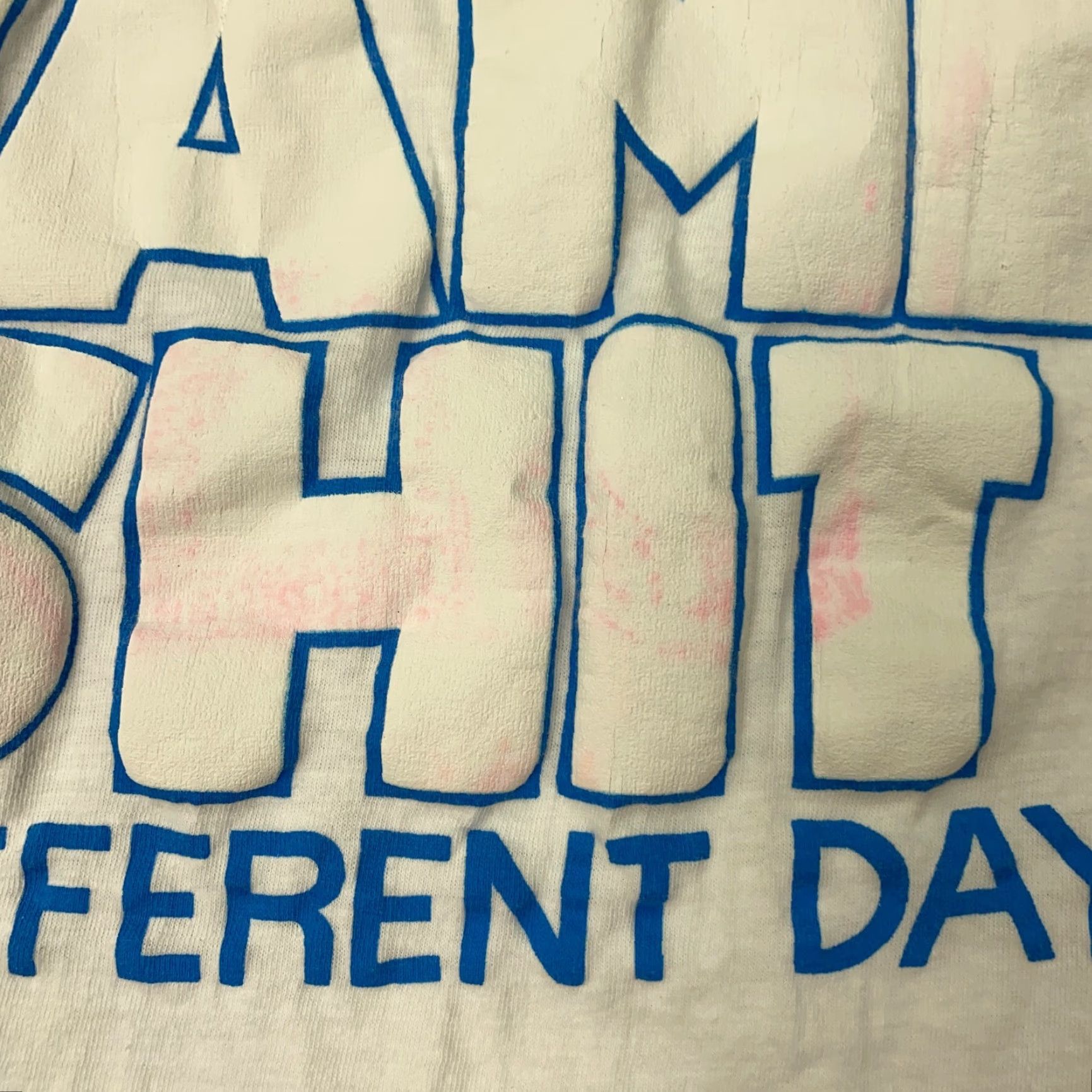 Etro Vtg Same S#%t Different Day Shirt Mens M White Tee 90s Retro Shirt Mens White 90s College Fun University USA Size US M / EU 48-50 / 2 - 3 Thumbnail