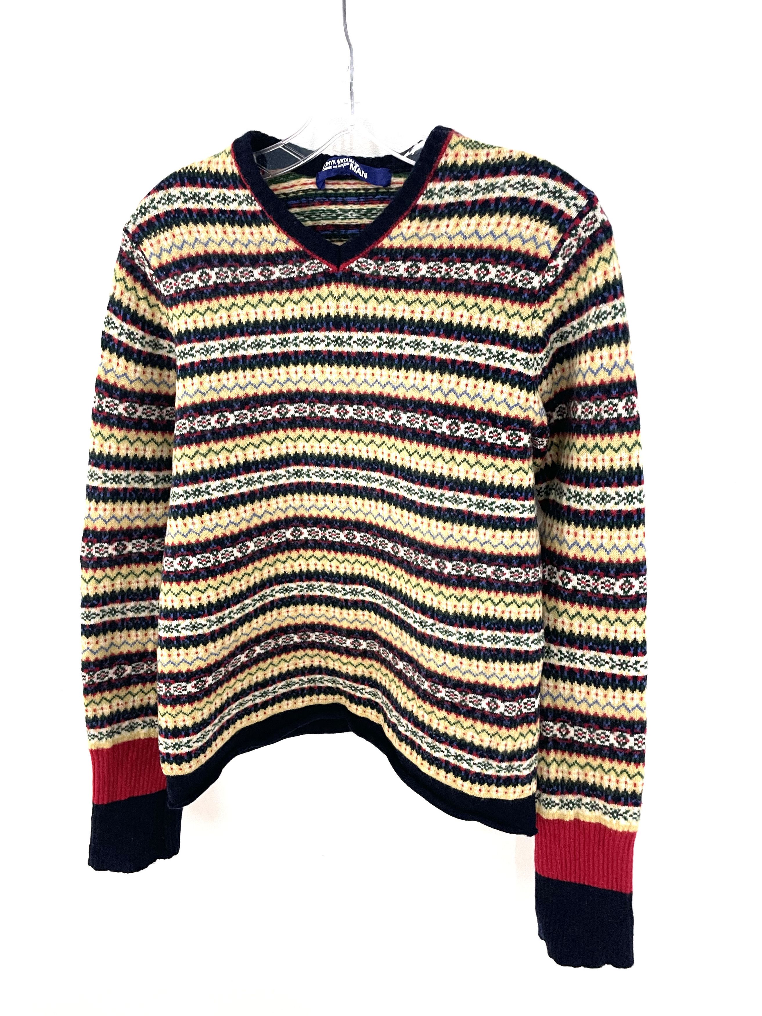 Junya Watanabe 2005 Nordic Wool Sweater Size US S / EU 44-46 / 1 - 2 Thumbnail
