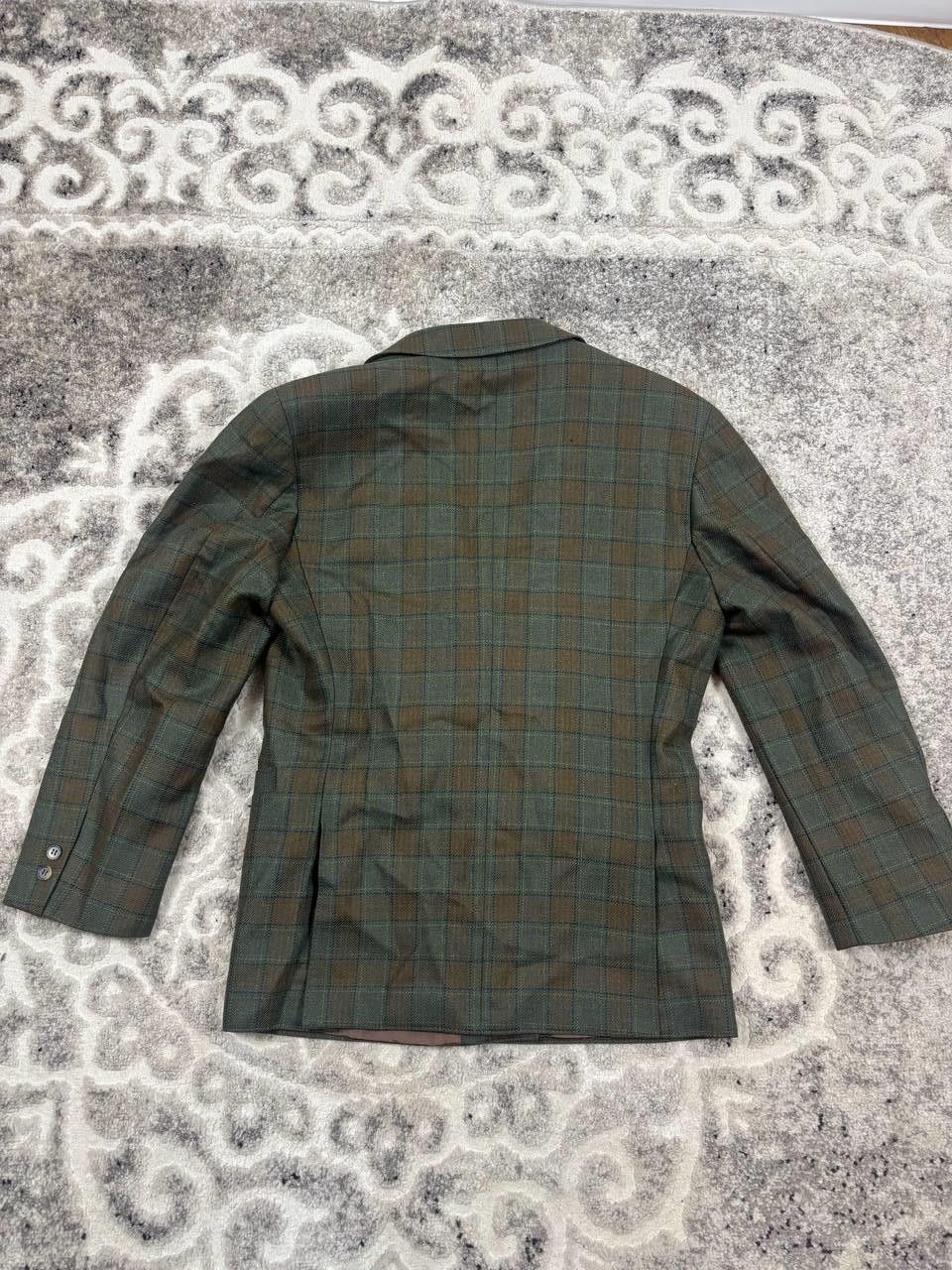 Vintage Vintage Dolzer 100% Pure New Wool Check Blazer / L Size 42L - 7 Thumbnail