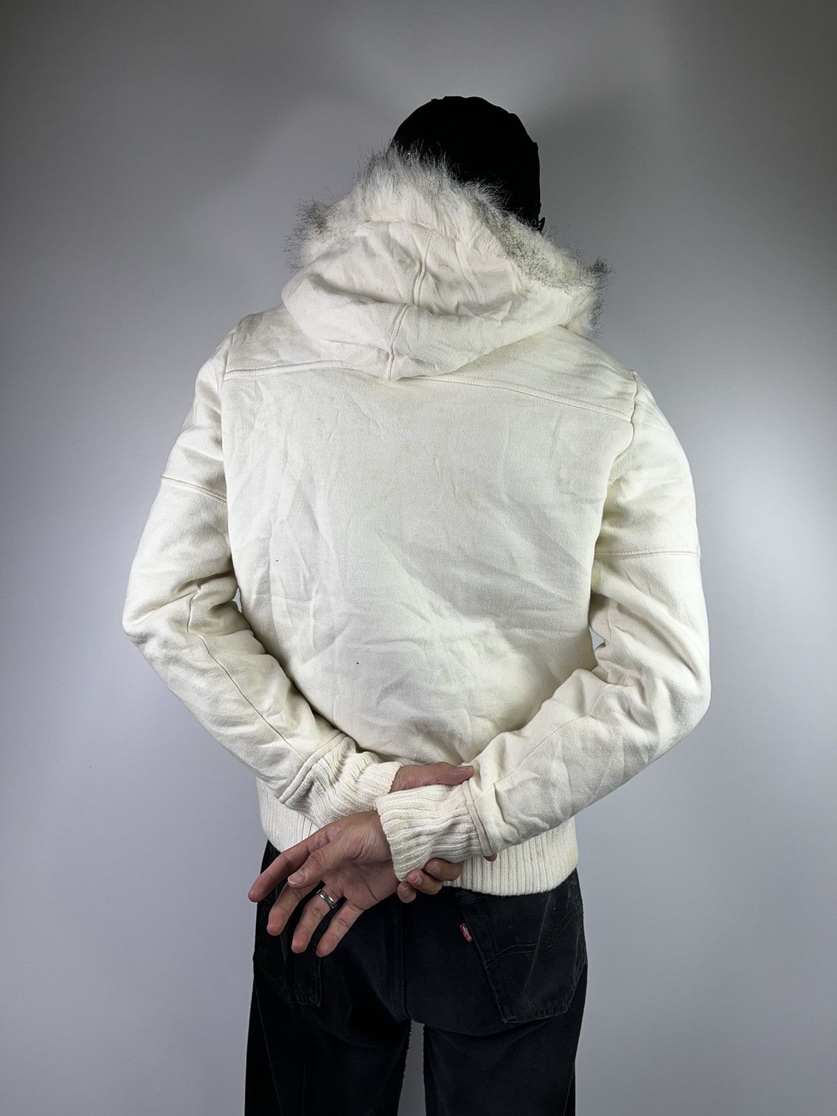 If Six Was Nine × Japanese Brand × Le Grande Bleu (L.G.B.) Fur hoodie roxy ifsixwasnine style Size US M / EU 48-50 / 2 - 4 Thumbnail