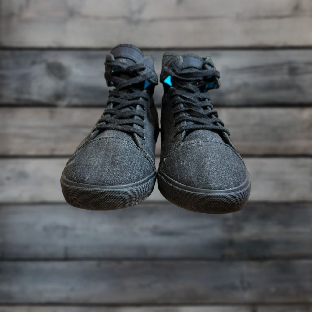 Vans Vans Womens 5 Black Canvas Sneaker Hadley Off The Wall Hi Top Skater Shoes Size XS / US 0-2 / IT 36-38 - 1 Thumbnail