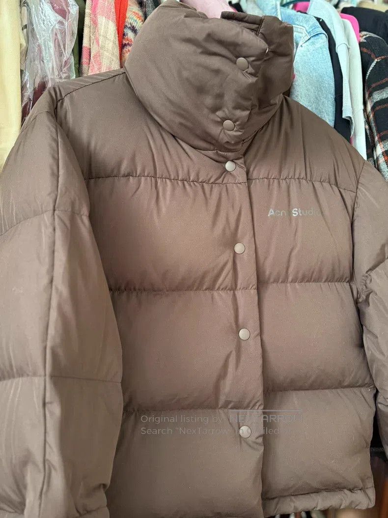 Acne Studios Acne Studios Oversized Puffer Jacket - Caramel Size 4XL / US 24-26 - 2 Thumbnail