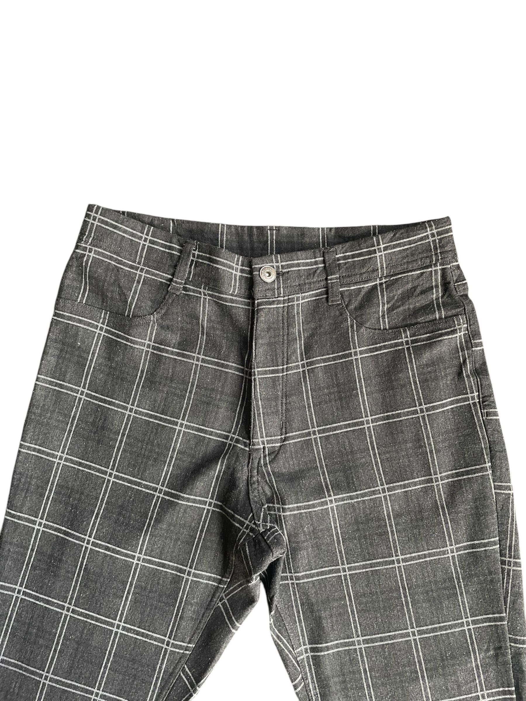Japanese Brand Shine Peach Checkered 3Quater Pant Size 30" / US 8 / IT 44 - 2 Thumbnail