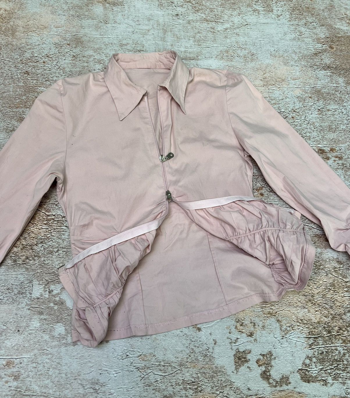 Japanese Brand Vintage double zip adjustable blouse Size S / US 4 / IT 40 - 4 Thumbnail