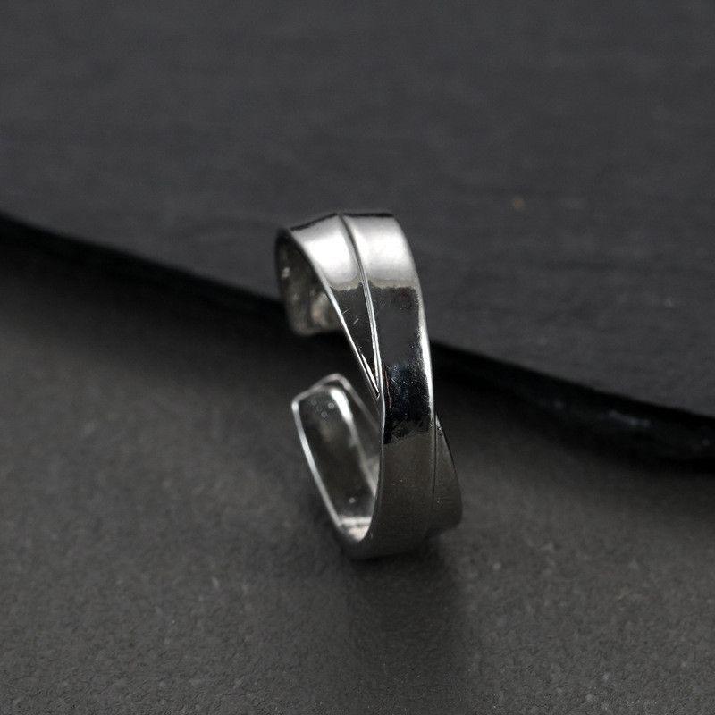 Jewelry Men's Light Luxury Open Mobius Ring Size ONE SIZE - 4 Thumbnail