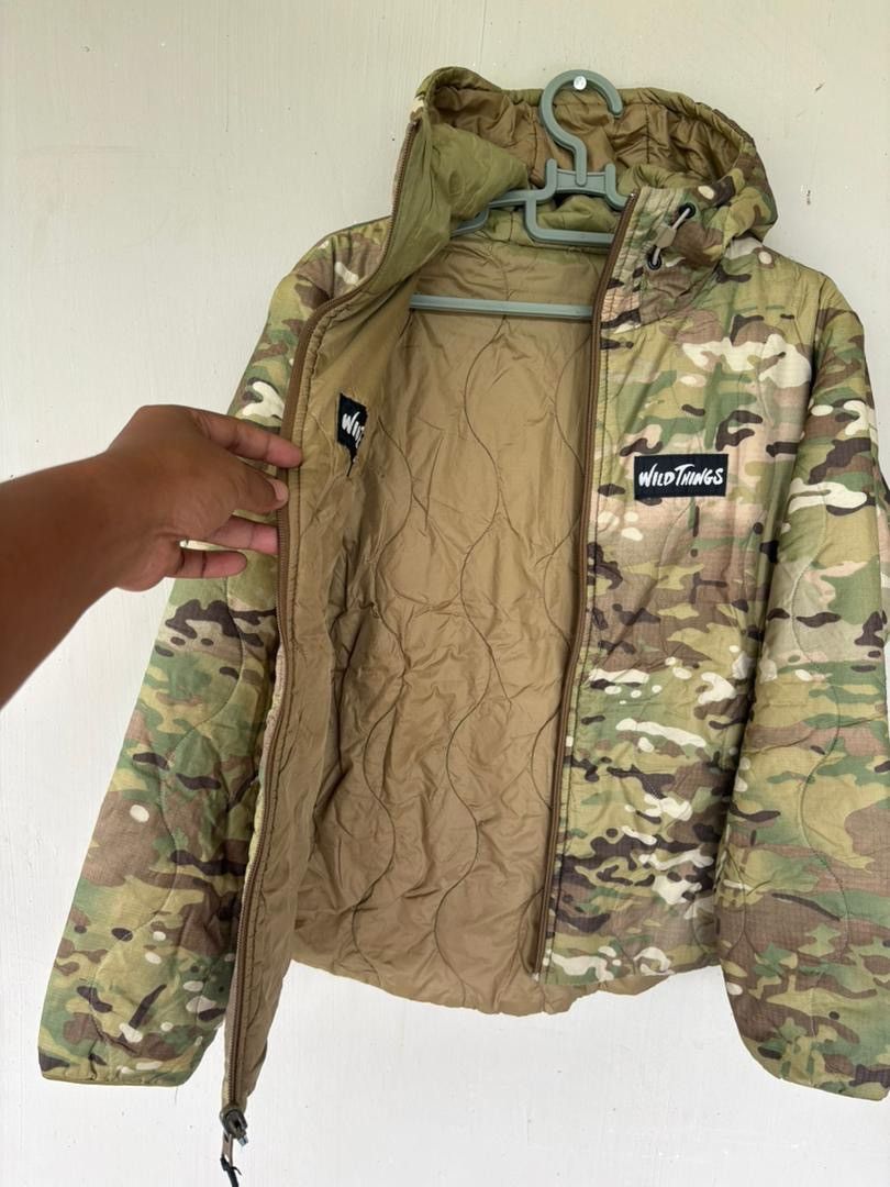 Wild Things Wild Things Quilted Reversible Camouflage Jacket Hoodie Size US S / EU 44-46 / 1 - 4 Thumbnail