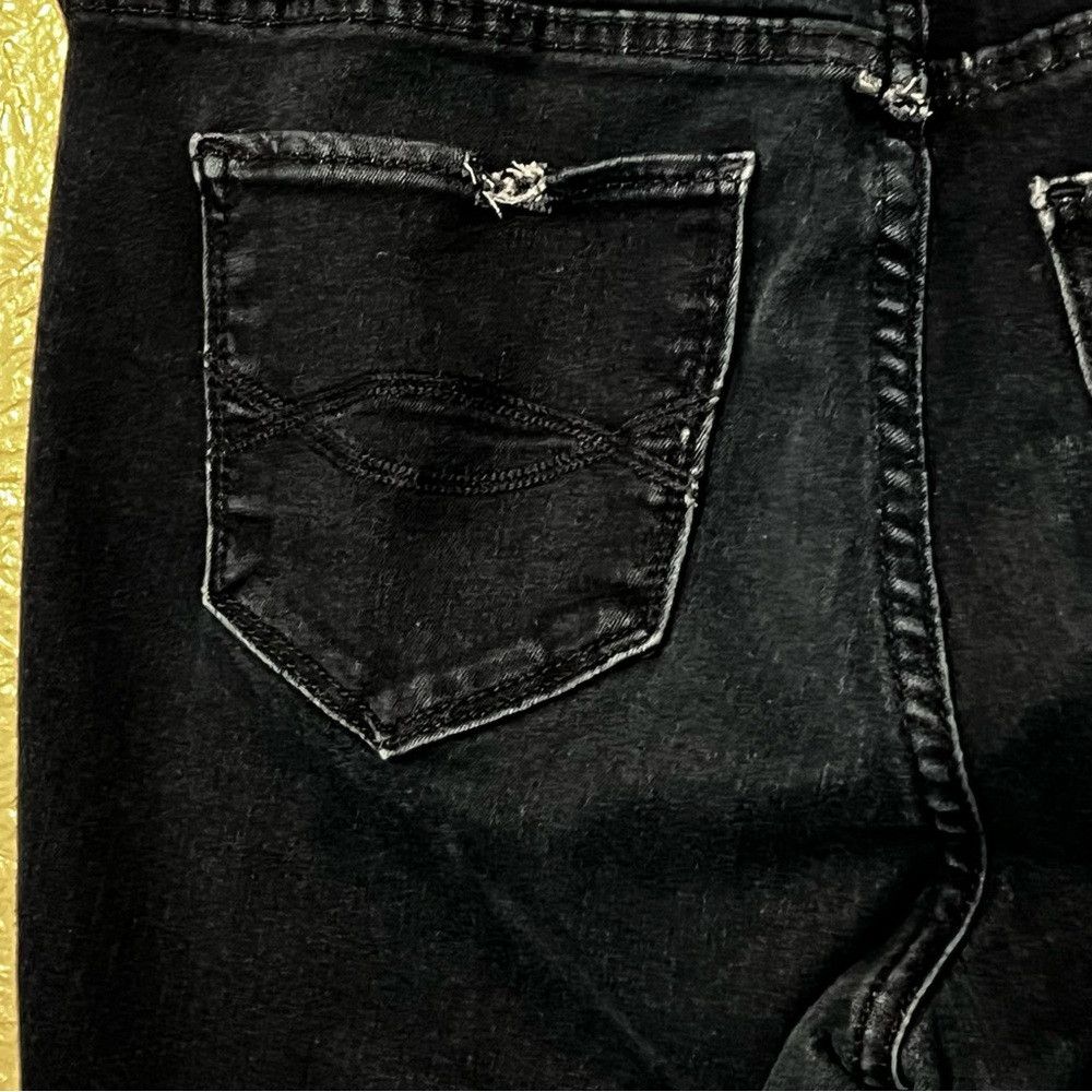 Abercrombie & Fitch Abercrombie & Fitch Distressed Skinny Faux Pocket Jeans Wom Size 29" - 9 Thumbnail