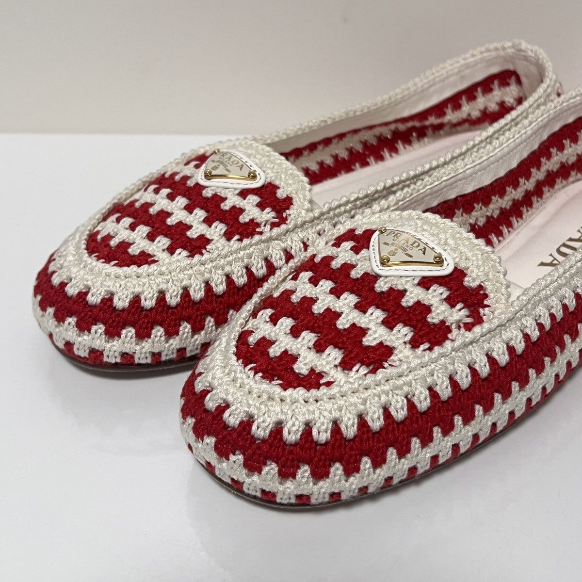 Prada Prada Crochet Ballet Flat Loafer Size US 6 / IT 36 - 4 Thumbnail