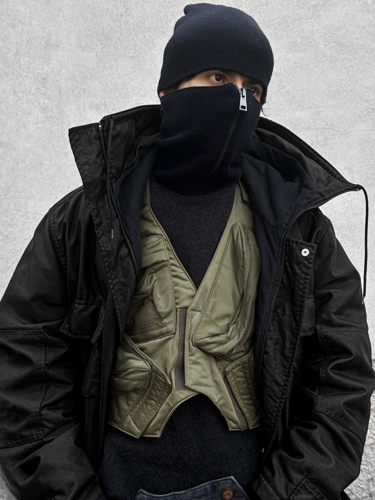 Helmut Lang Helmut Lang A/W 1998 “Kevlar” Snorkel Hood M-65 Parka Size US L / EU 52-54 / 3 - 8 Thumbnail