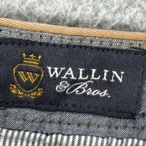 Vintage Wallin Bros. Mens Khakis Chino Pants Tan 38X30 Straight Leg Flat Front Pockets Size US 38 / EU 54 - 4 Thumbnail