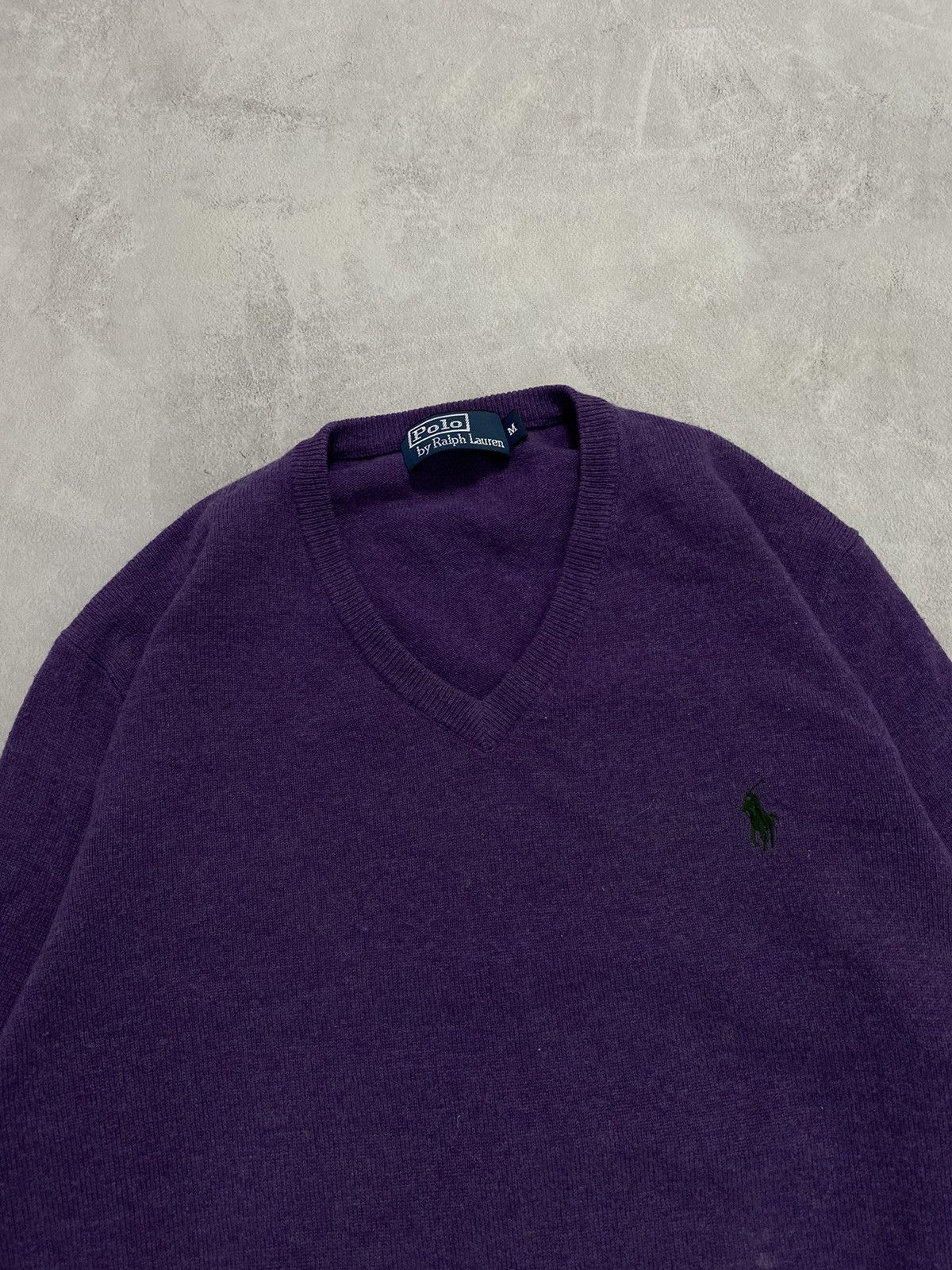 Polo Ralph Lauren 🧶 Vintage Knit Sweater Polo Ralph Lauren WOOL Size US M / EU 48-50 / 2 - 2 Thumbnail