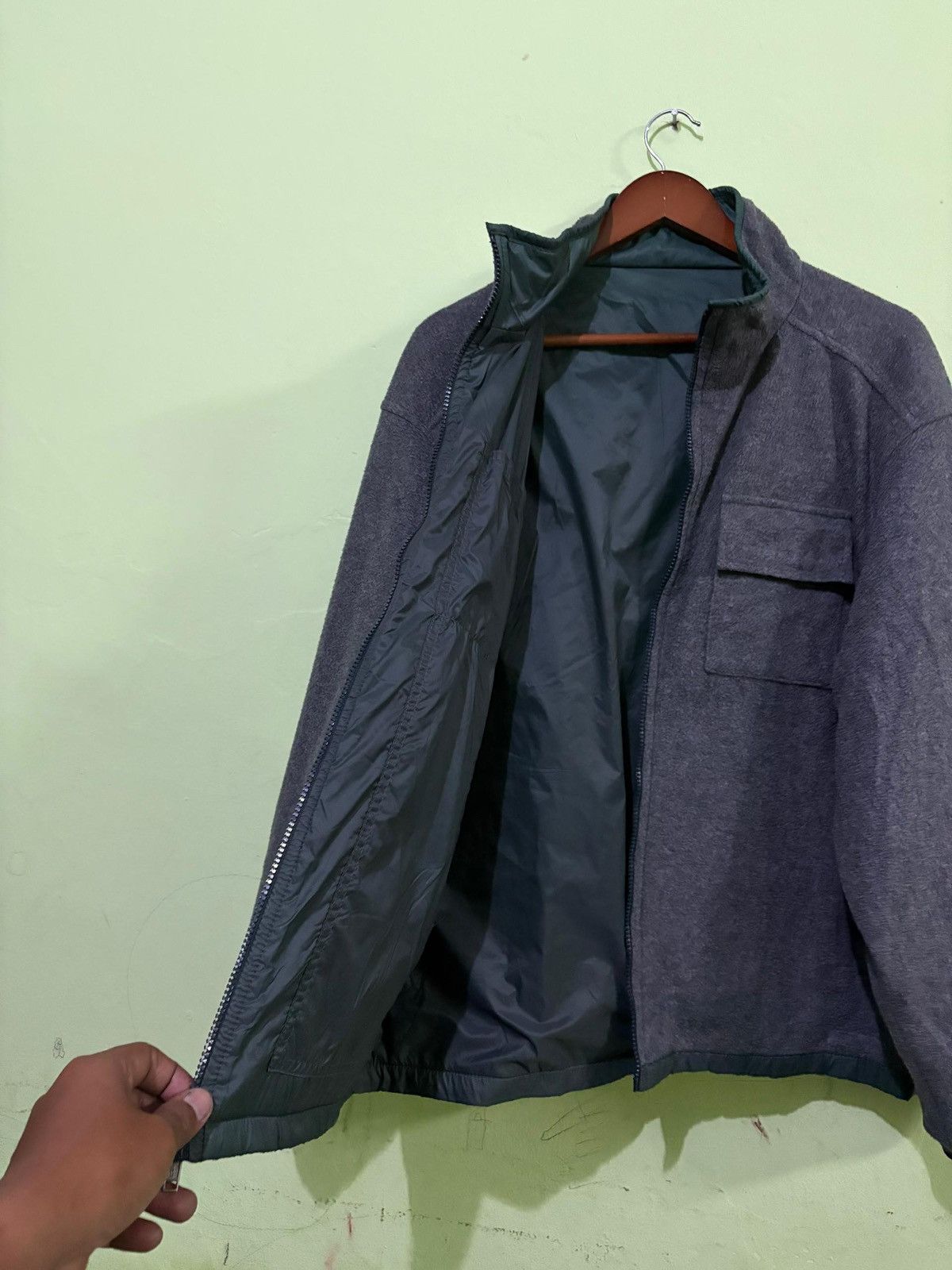Moncler Vintage Moncler Fleece Jacket Riversible Design 3 Pocket Size US M / EU 48-50 / 2 - 4 Thumbnail