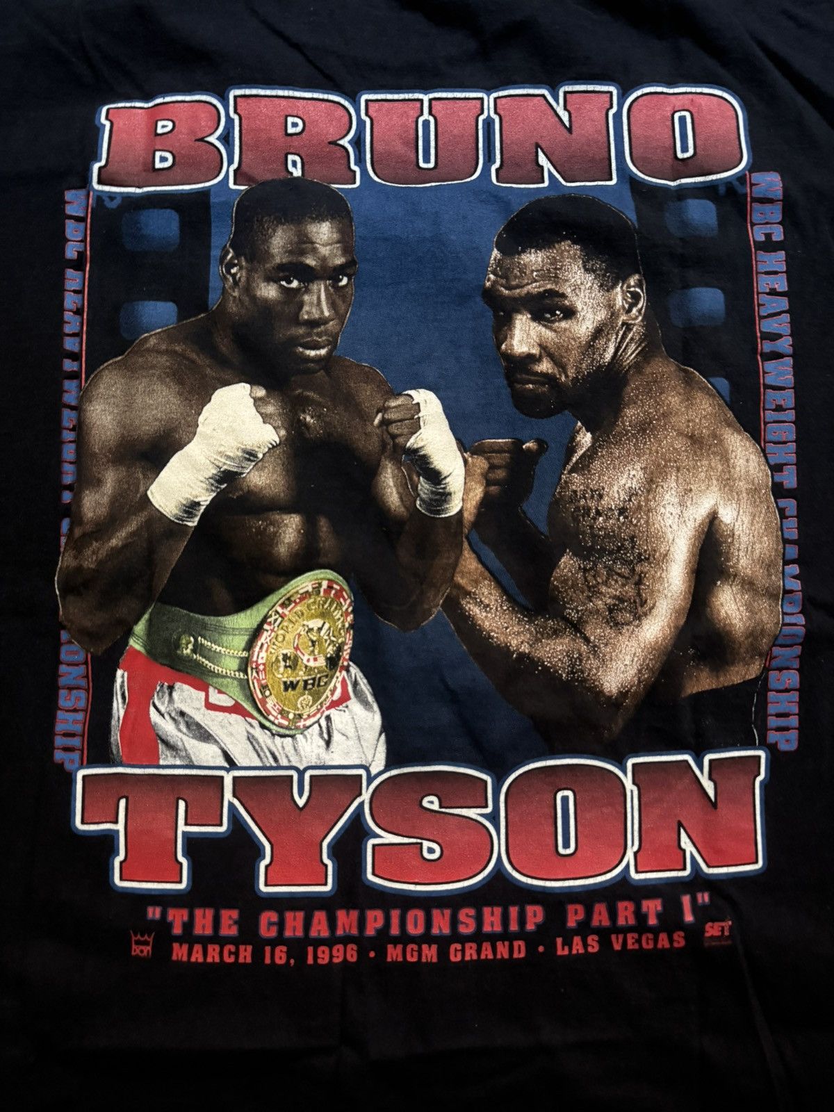 Other Vintage 1996 Tyson vs Bruno T Shirt Boxing MGM Promo Rap Tee Size US XL / EU 56 / 4 - 6 Thumbnail