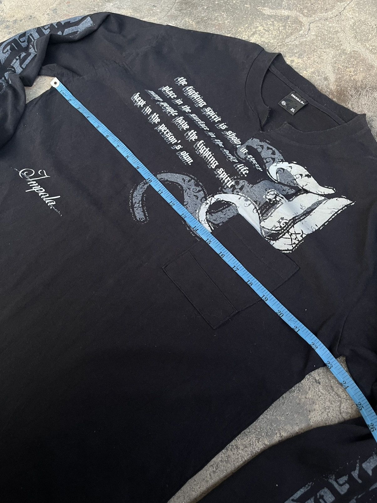 Hysteric Glamour × If Six Was Nine × Le Grande Bleu (L.G.B.) 2000s JAPANESE IMPALA POEM POCKET GOTHIC PUNK STYLE Size US XL / EU 56 / 4 - 11 Thumbnail