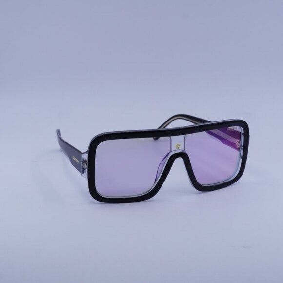 Carrera Carrera FLAGLAB 14 07C5 TE Sunglasses Black Shield Frame Size ONE SIZE - 6 Thumbnail