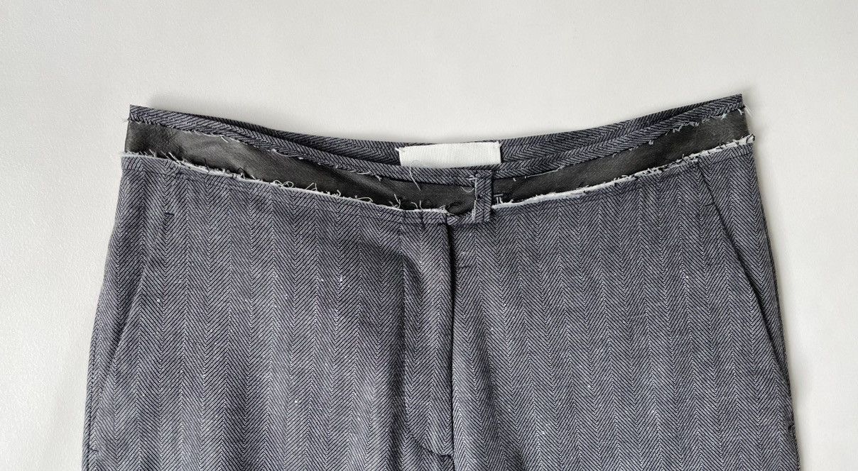 Maison Margiela S/S 05 Cut Out Waist Band Trousers Size 28" / US 6 / IT 42 - 4 Thumbnail