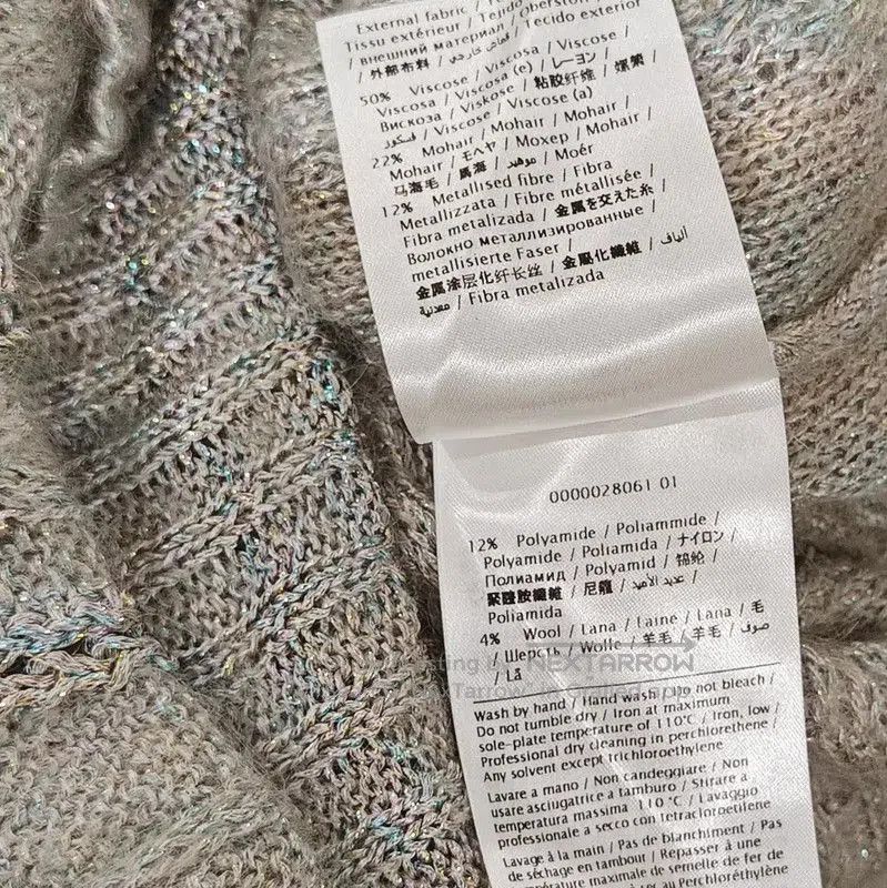 Valentino Valentino Gray Wool Cropped Sweater for Women . Size S / US 4 / IT 40 - 7 Thumbnail