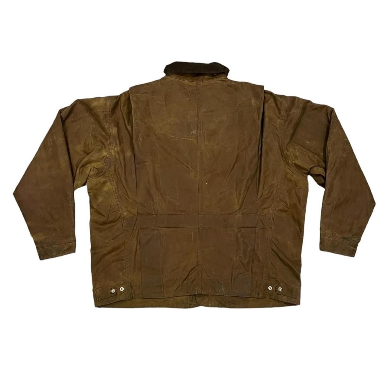 Filson Vintage Filson Tin Cloth Waxed Tan Work Jacket Size US XL / EU 56 / 4 - 2 Thumbnail