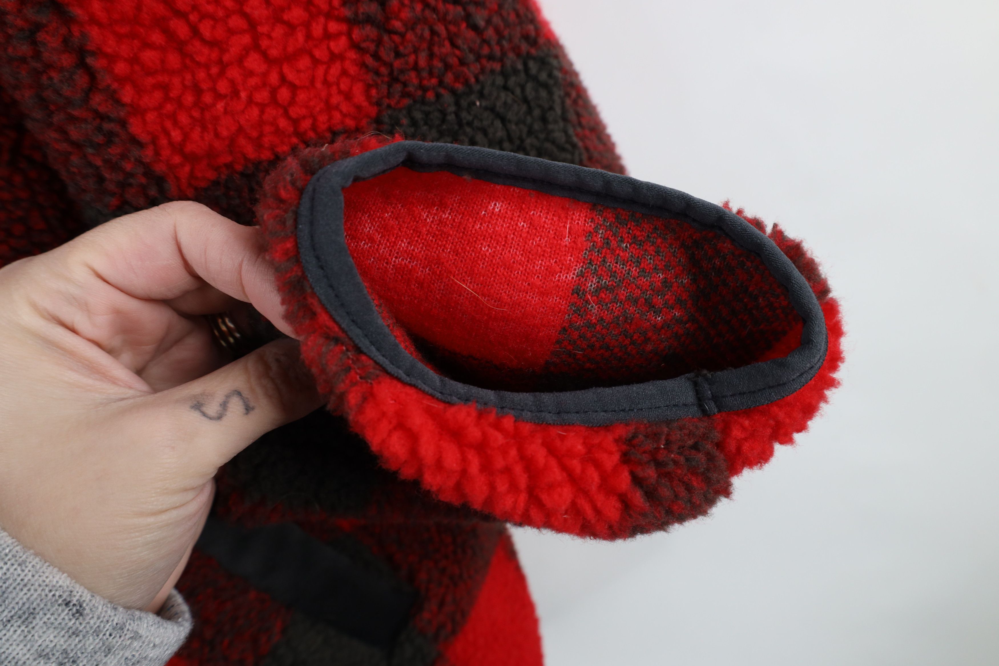 Abercrombie & Fitch × Vintage Vintage Y2K Abercrombie & Fitch Fleece Half Zip Sweater Size L / US 10 / IT 46 - 5 Thumbnail