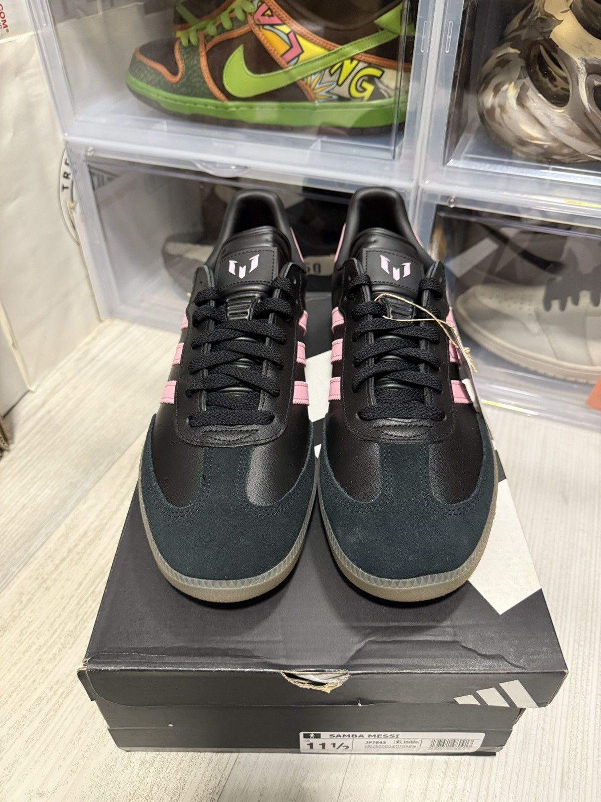 Adidas Adidas Samba Inter Miami CF Messi Size US 11.5 / EU 44-45 - 4 Thumbnail
