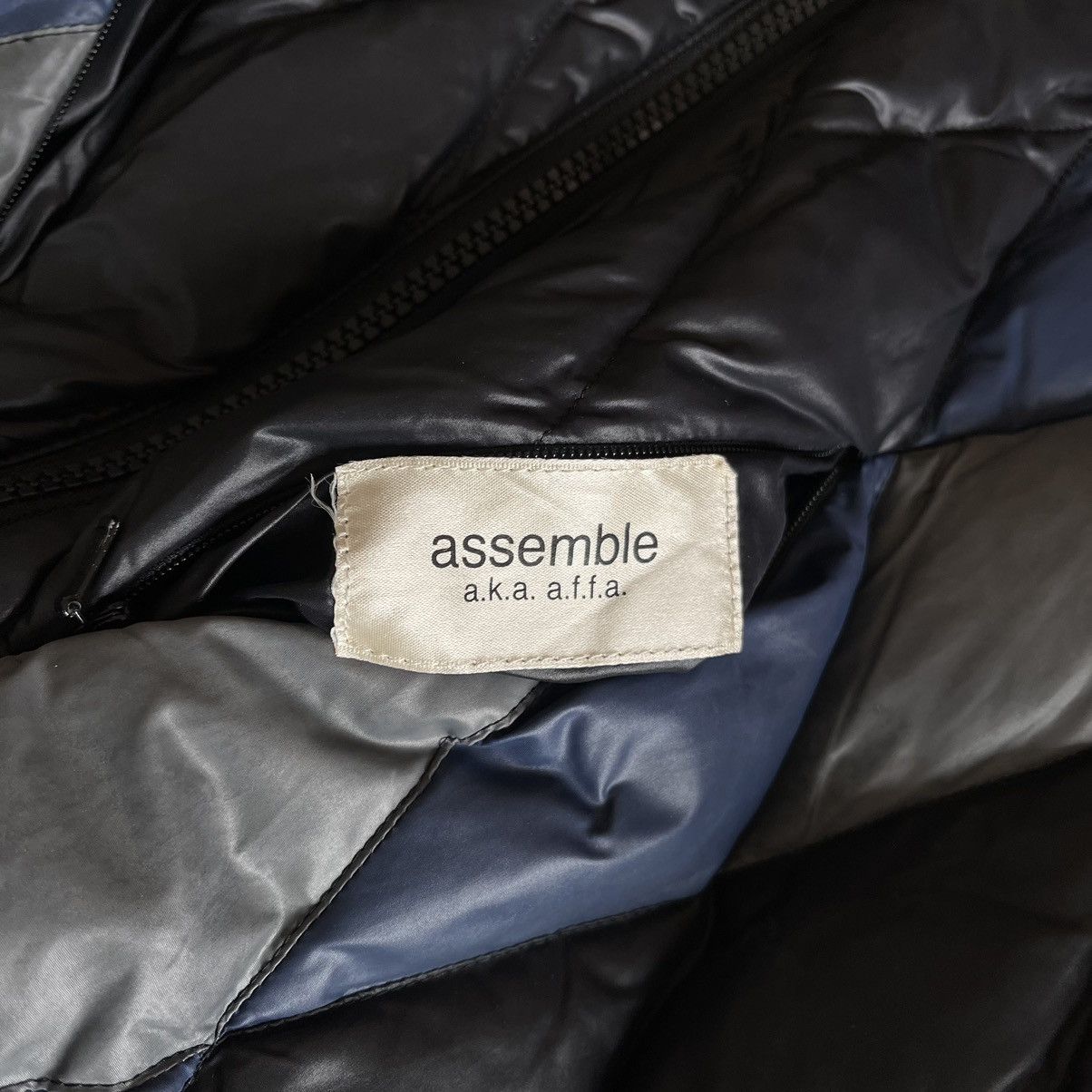 A.F.F.A. × Undercover Assemble A.F.F.A. AW11 Diamond Quilted Down Puffer Jacket Size US L / EU 52-54 / 3 - 7 Thumbnail