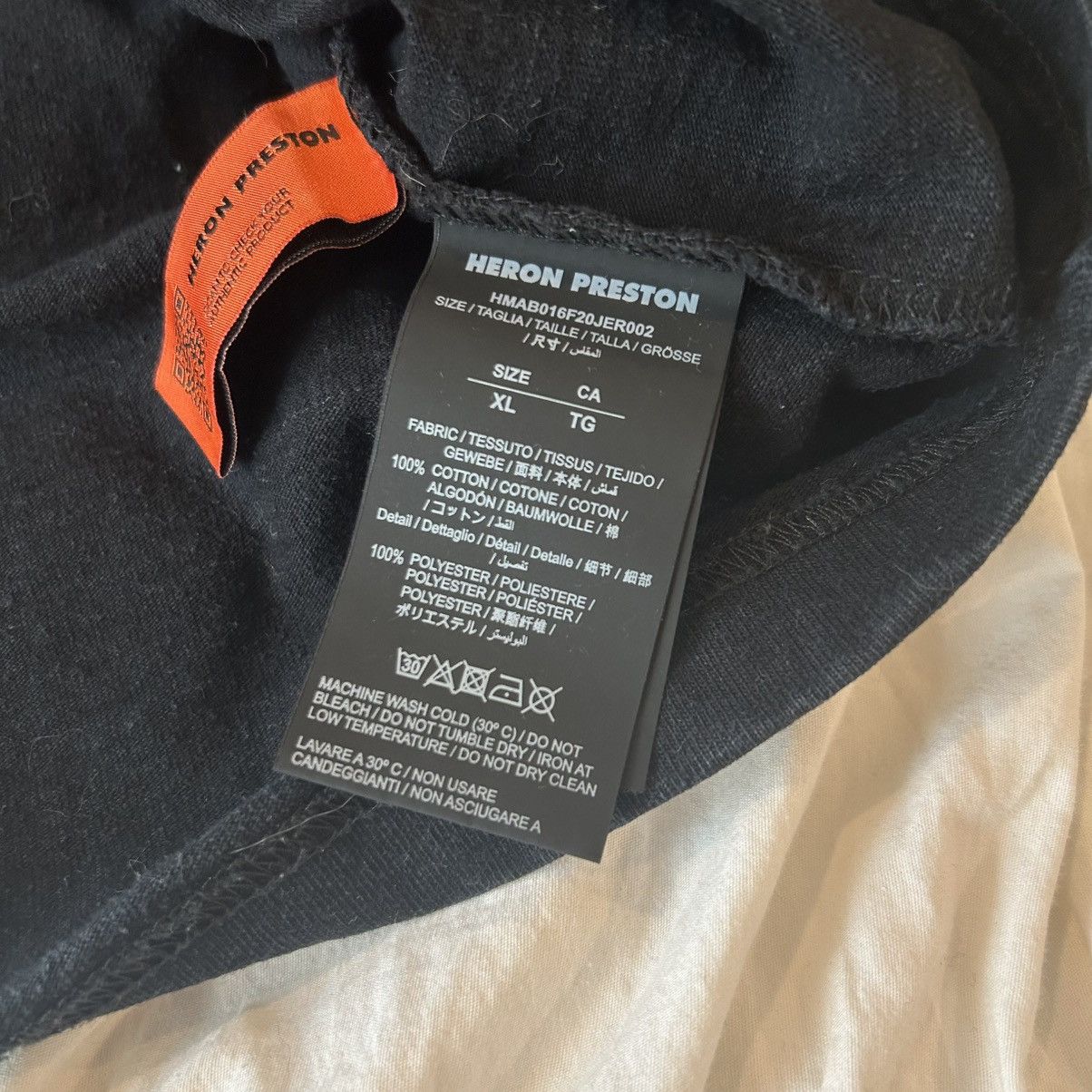 Heron Preston Black Heron Preston Long Sleeve XL Size US XL / EU 56 / 4 - 3 Thumbnail