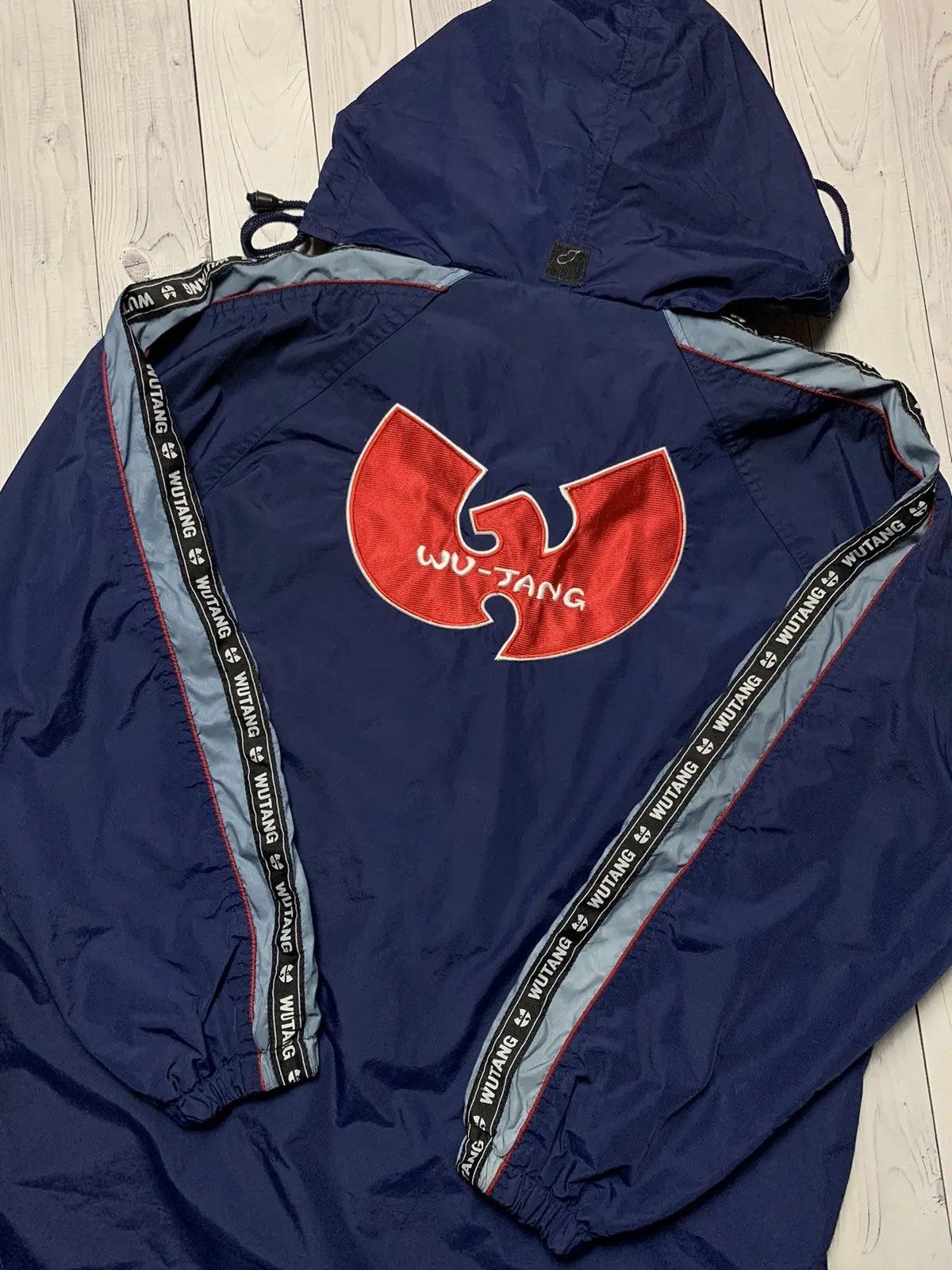 Wu-Tang Clan Vintage Wu-Tang track suit drill pants Y2K jacket big logo Size US L / EU 52-54 / 3 - 4 Thumbnail
