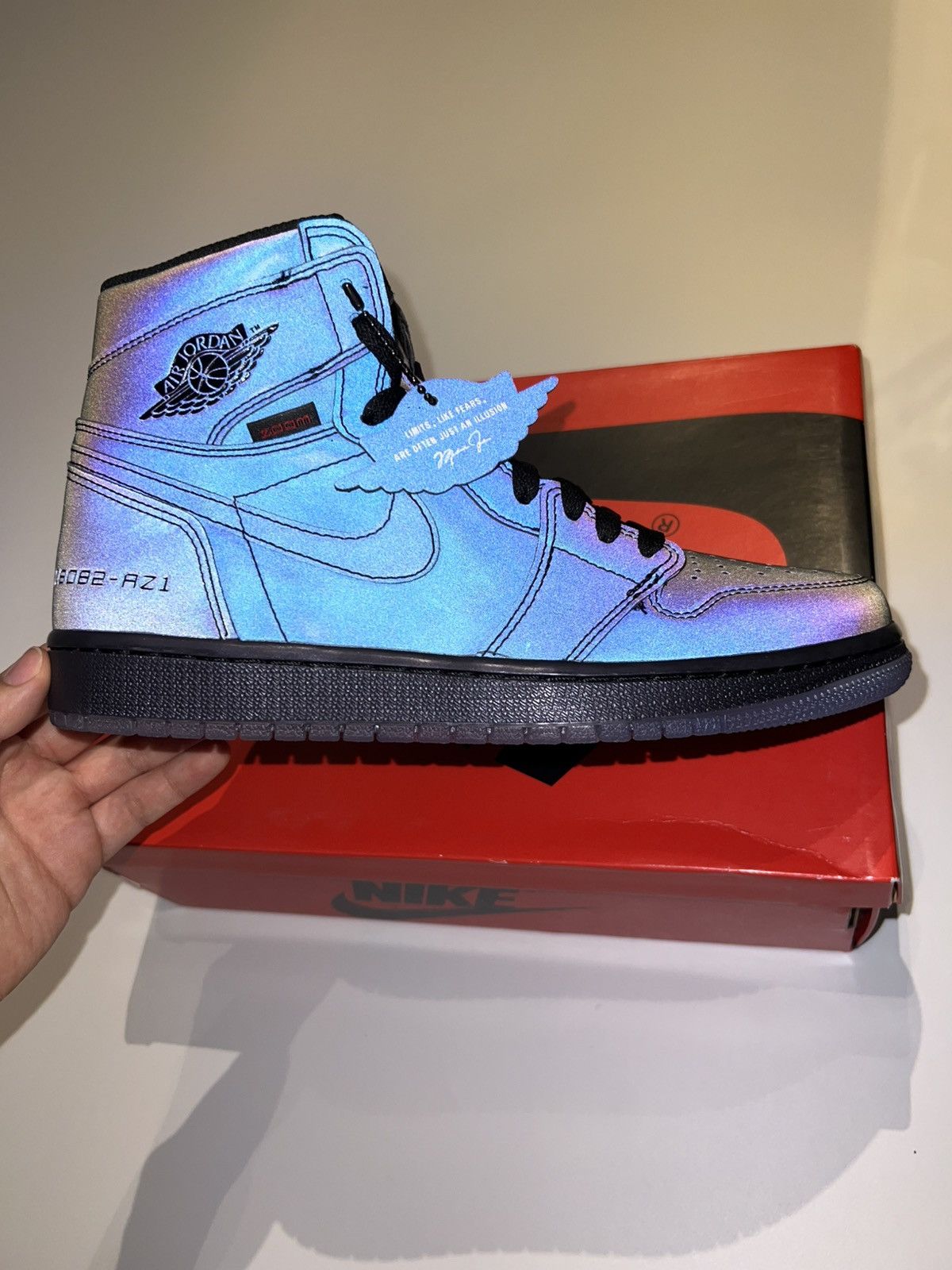 Nike *LAST PRICE DROP* BNIB 3M Air Jordan 1 High Zoom “Fearless” Size US 8.5 / EU 41-42 - 13 Thumbnail
