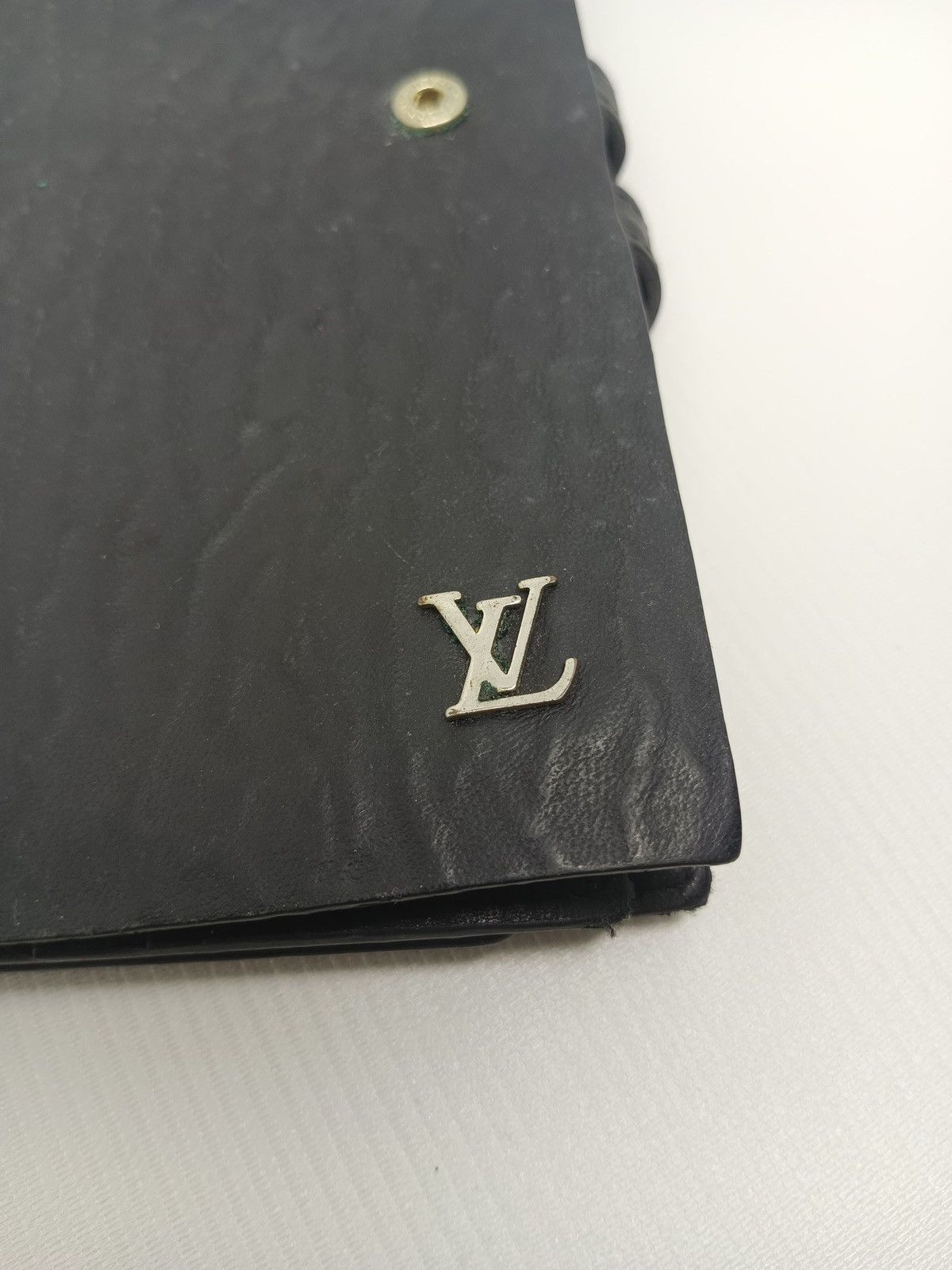 Louis Vuitton Louis Vuitton Vintage Black Calfskin Long Wallet Button Zip Size ONE SIZE - 9 Thumbnail