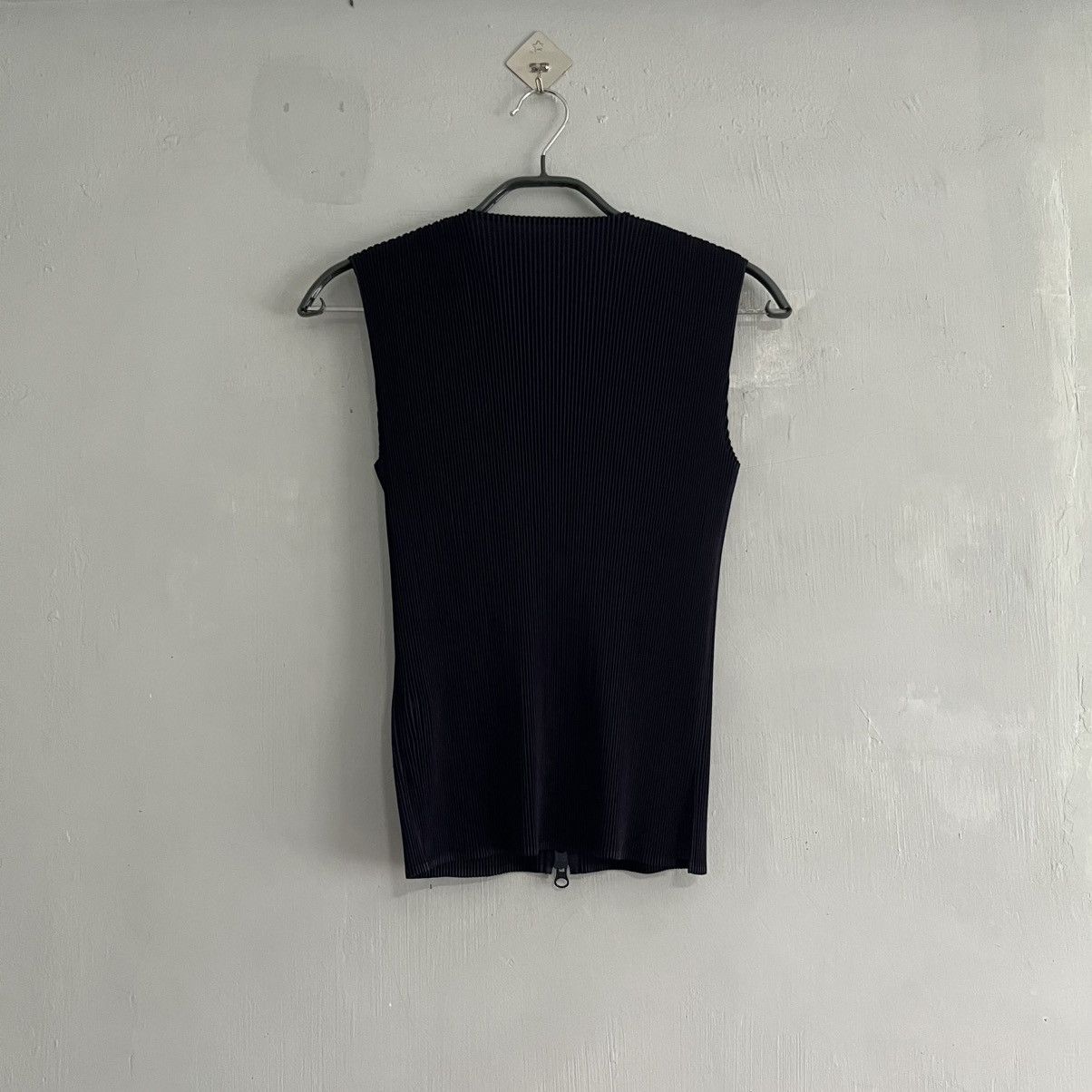 Issey Miyake FETE Issey Miyake Zip Up Vest Indigo Size M / US 6-8 / IT 42-44 - 4 Thumbnail