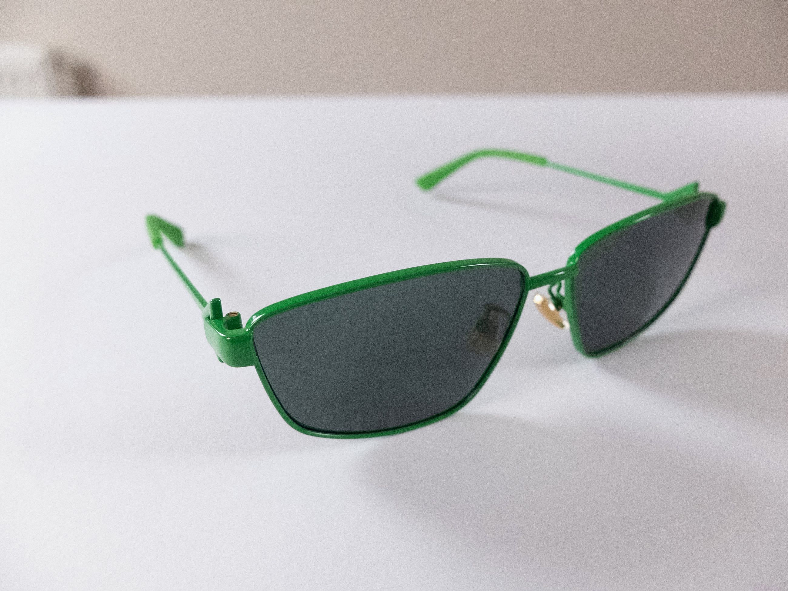 Bottega Veneta BOTTEGA VENETA Turn green square metal sunglasses BV1185S Size ONE SIZE - 3 Thumbnail