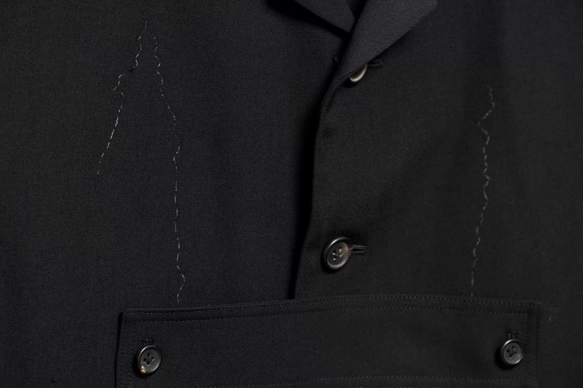 Yohji Yamamoto Yohji Yamamoto 1994AW Invisible Embroidered Dress Jkt S Size US S / EU 44-46 / 1 - 8 Thumbnail