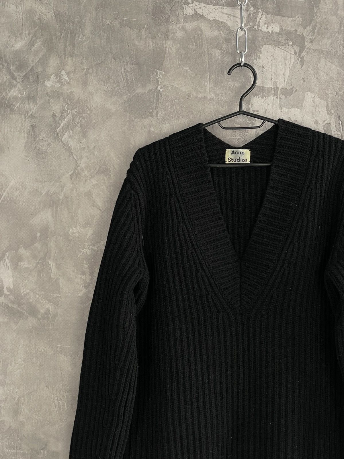 Acne Studios Acne Studios V Neck Sweater Knit Jumper Size XS Size XS / US 0-2 / IT 36-38 - 3 Thumbnail