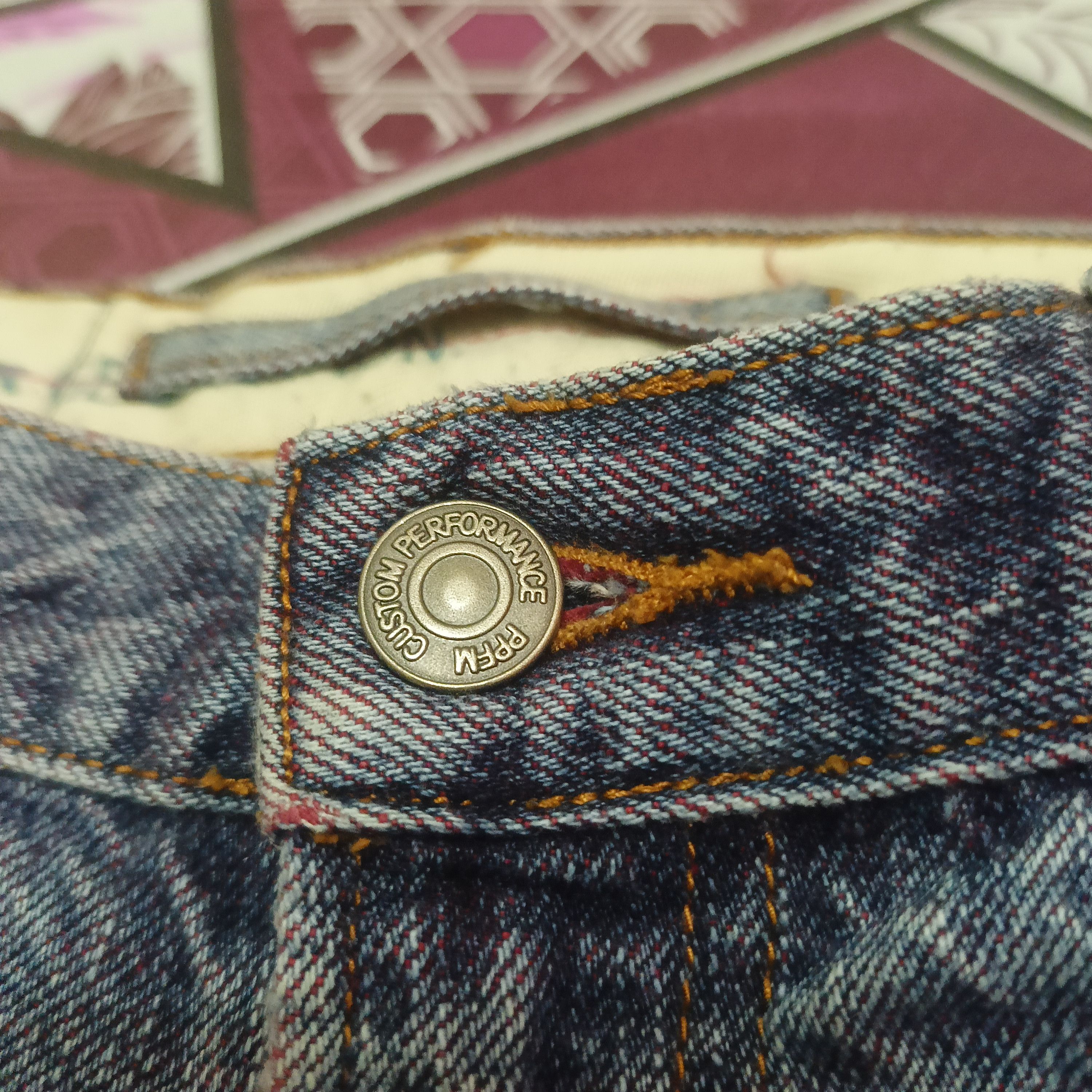 PPFM Rare PPFM Rock n Roll Jeans two tone colour distressed Size US 30 / EU 46 - 4 Thumbnail
