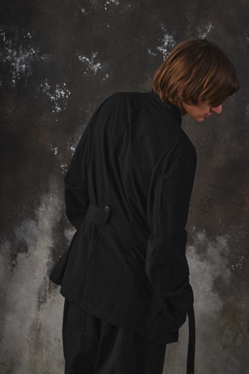 Yohji Yamamoto S'YTE Yohji Yamamoto Cotton/Linen Dungaree Belted Jacket Size US M / EU 48-50 / 2 - 6 Thumbnail