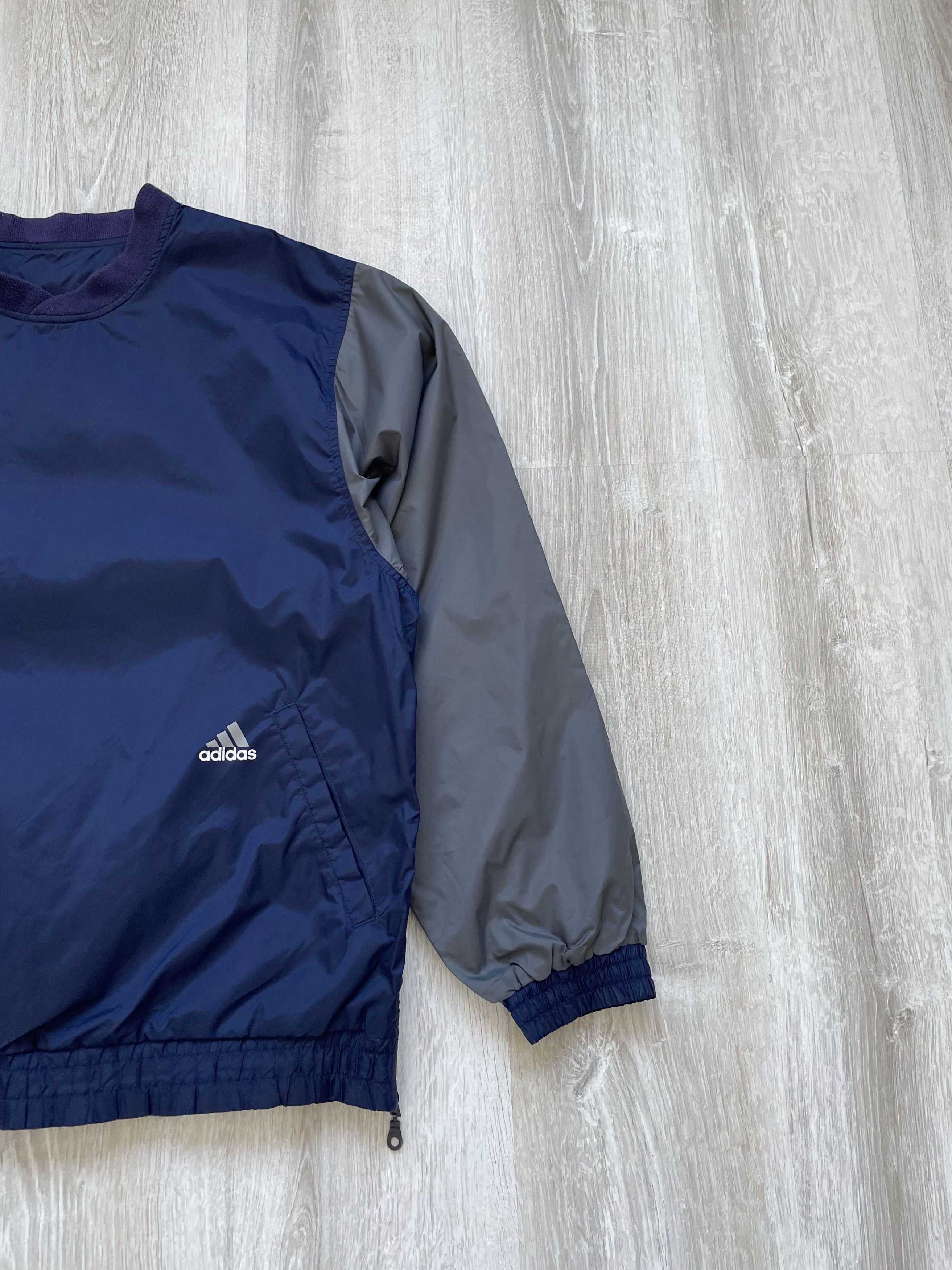 Adidas Vintage 90s Adidas Anorak style Big Logo Jacket Bilateral Size US L / EU 52-54 / 3 - 7 Thumbnail