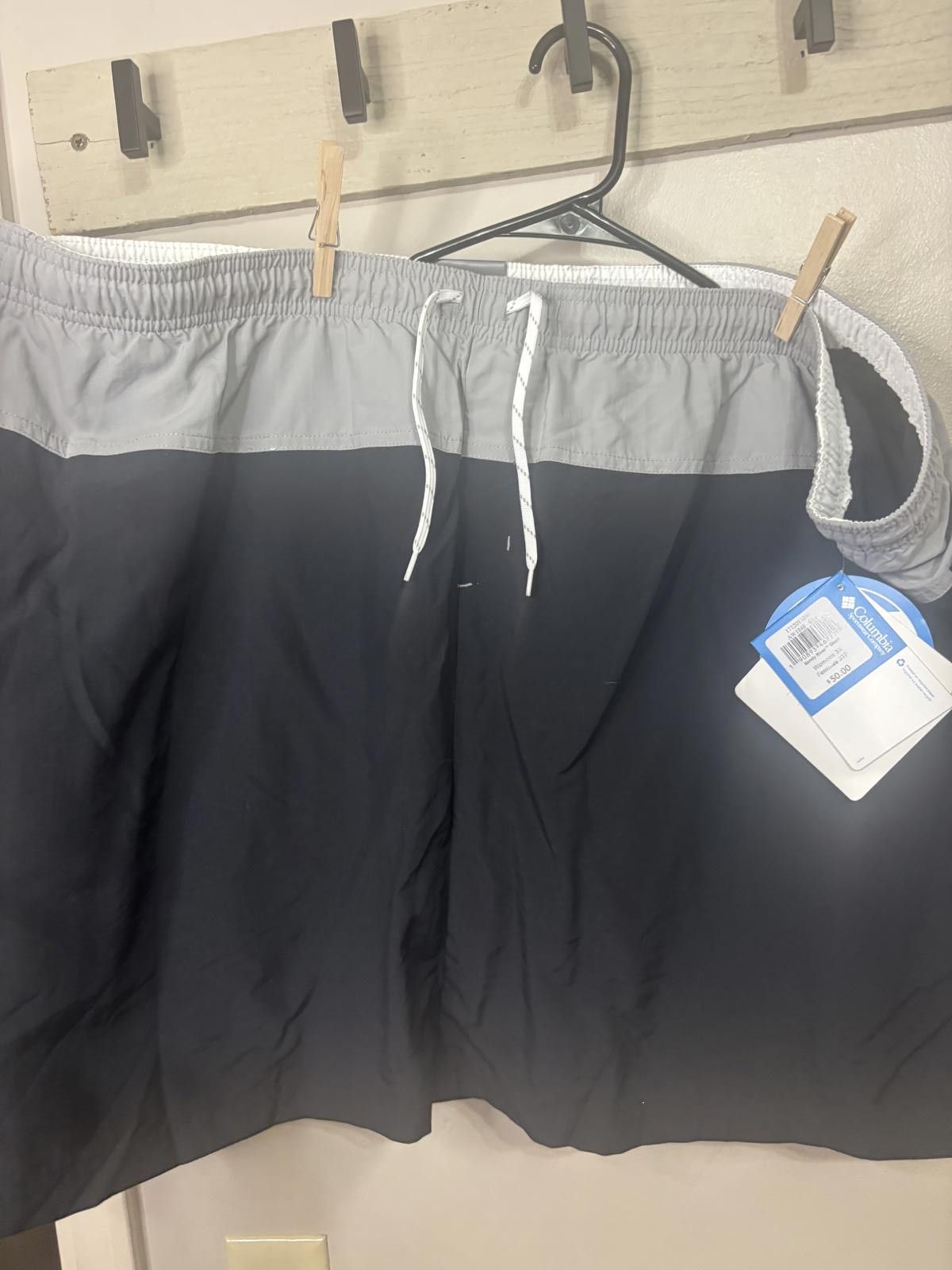 Columbia Columbia 3X Swim Skort - Black & Gray, New with Tags Size ONE SIZE - 1 Thumbnail